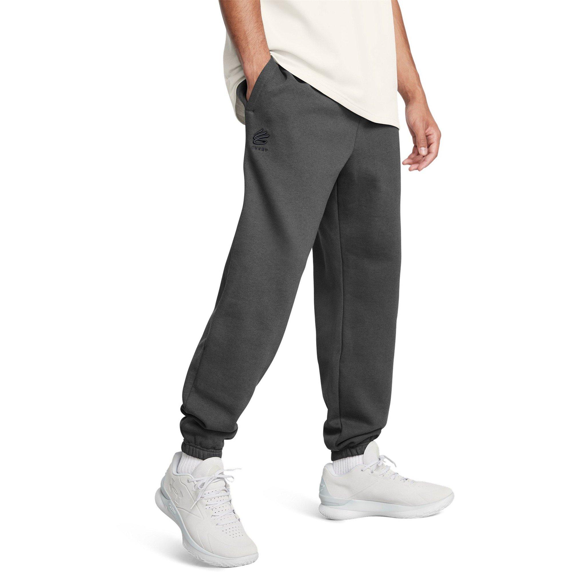 Gray - Under Armour - Men's Curry Splash Tracksuit Bottoms - 3