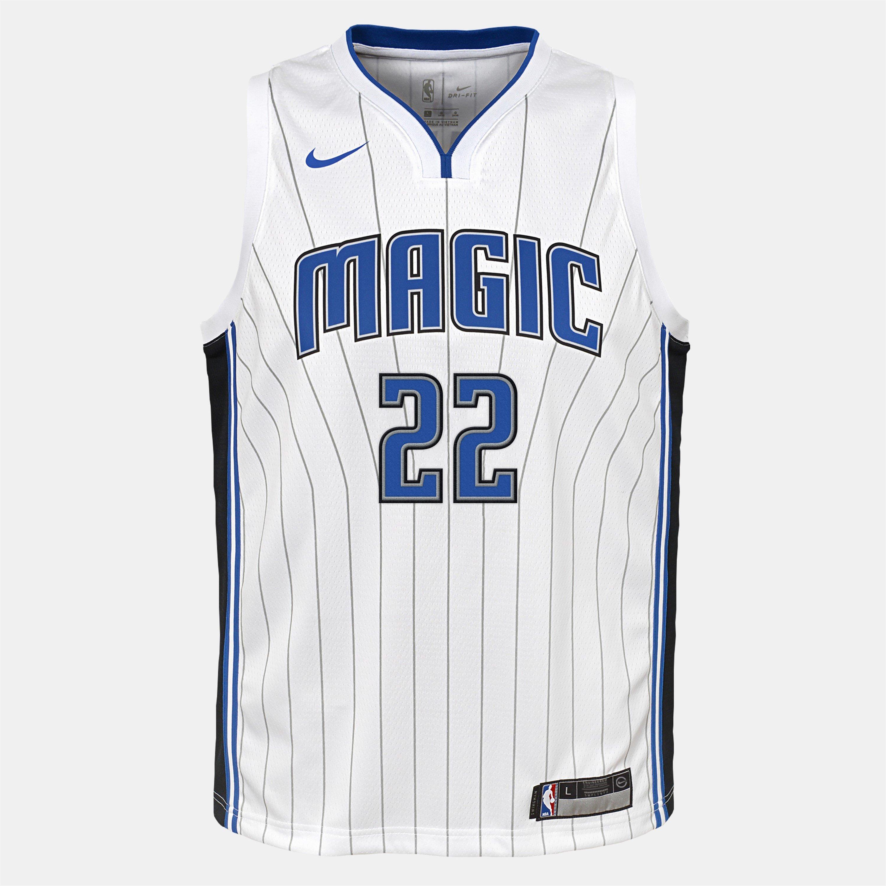 Nike Boys Kids' Performance Basketball Jersey - White - 13 (XL)