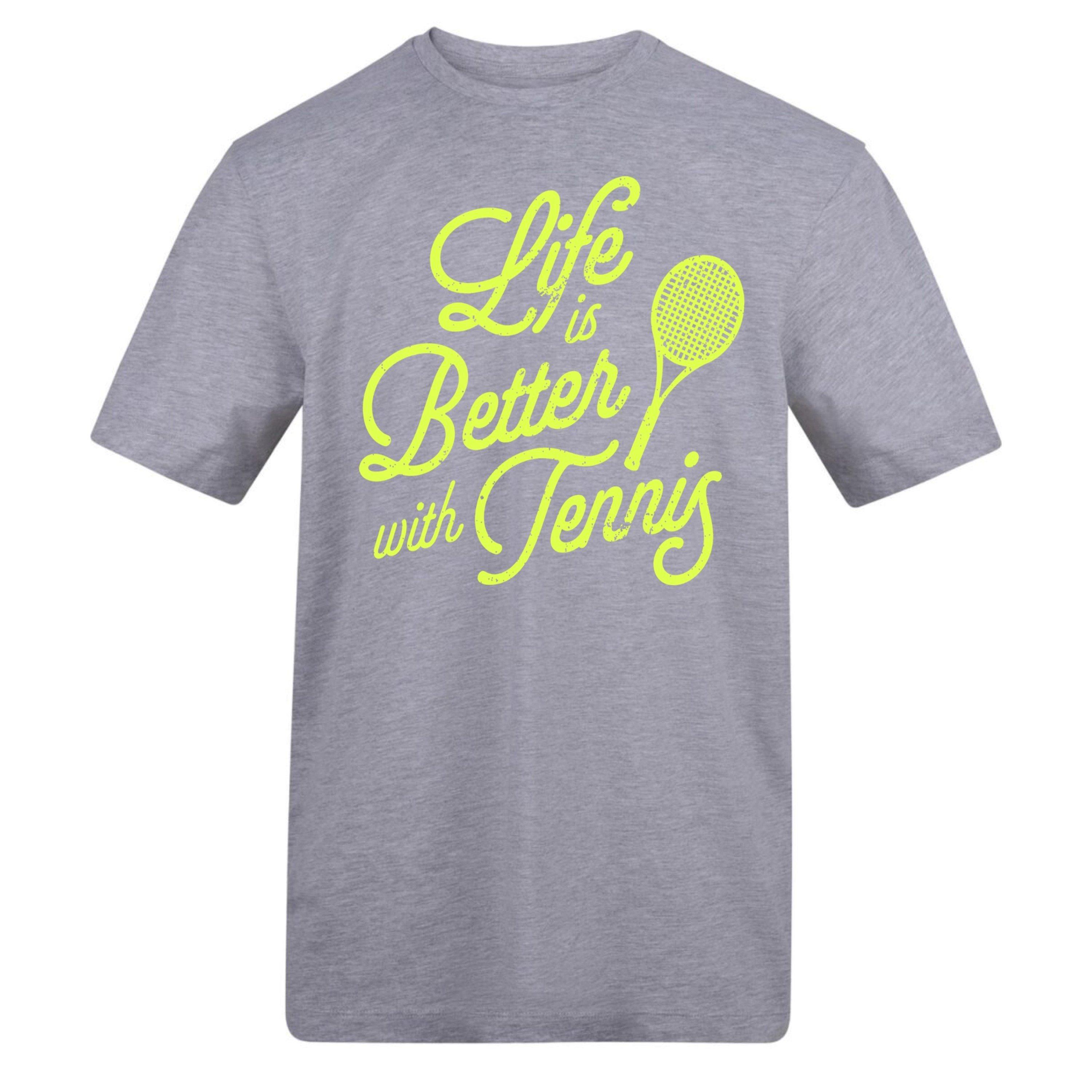 Adults Printed Tennis Tee