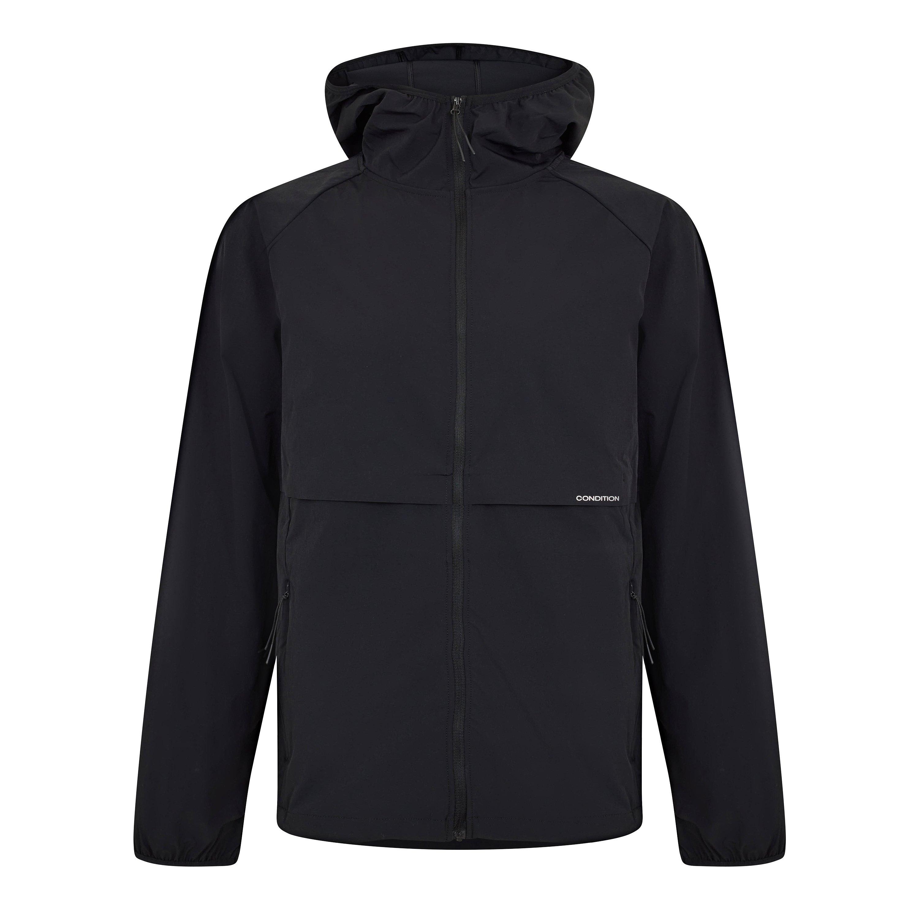 Black - Condition - Men's Everyday Windbreaker Performance Tracksuit Top - 1