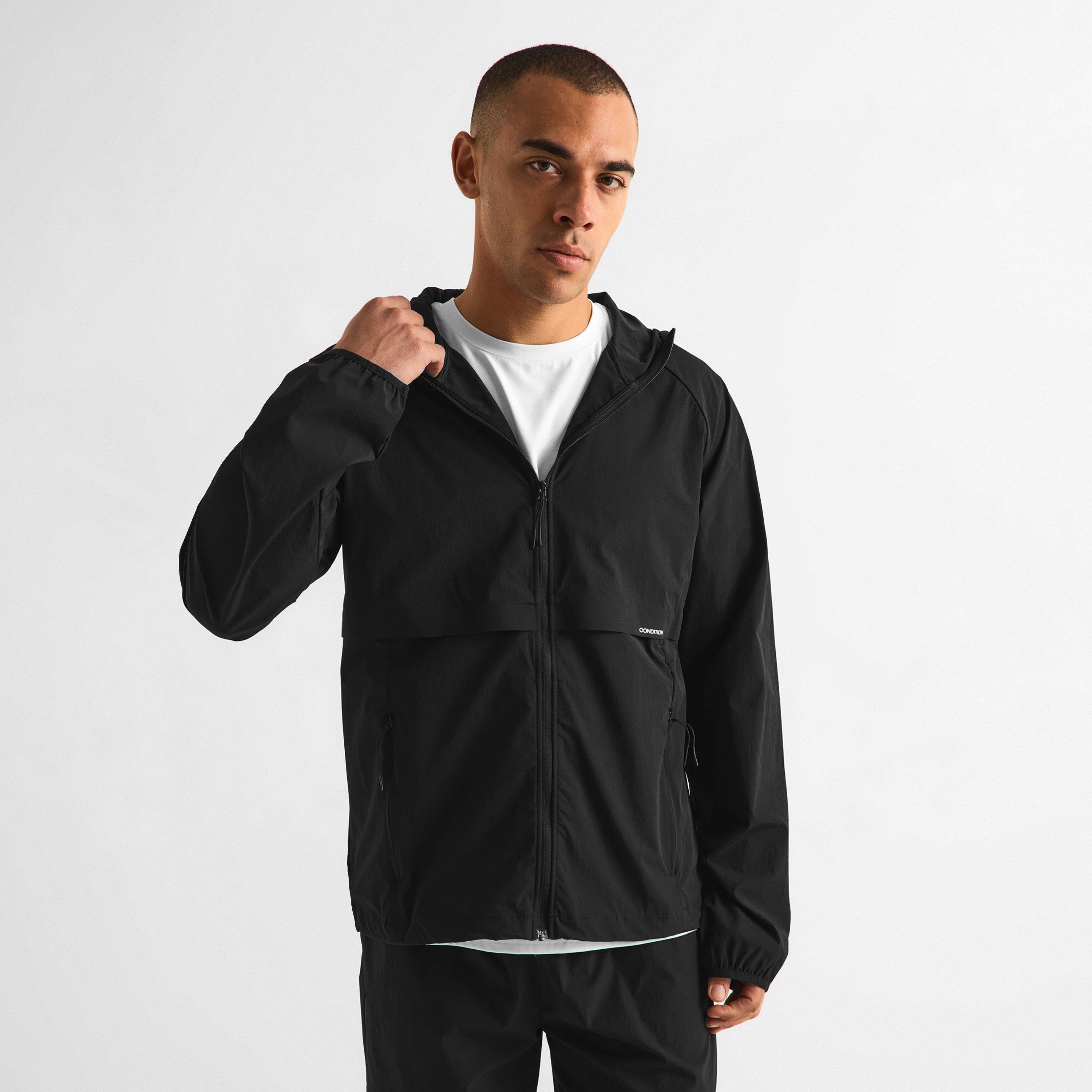 Black - Condition - Men's Everyday Windbreaker Performance Tracksuit Top - 3