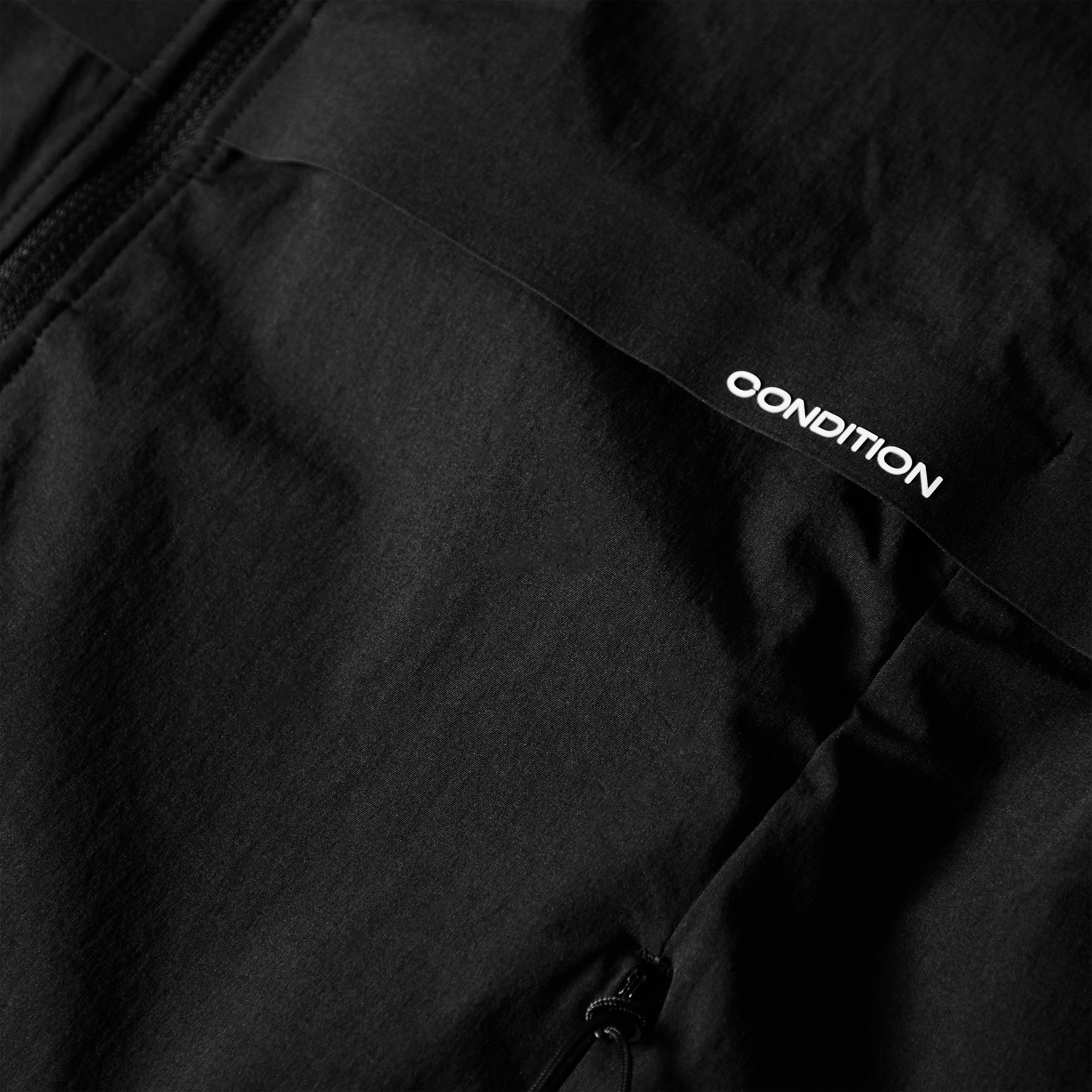Black - Condition - Men's Everyday Windbreaker Performance Tracksuit Top - 5