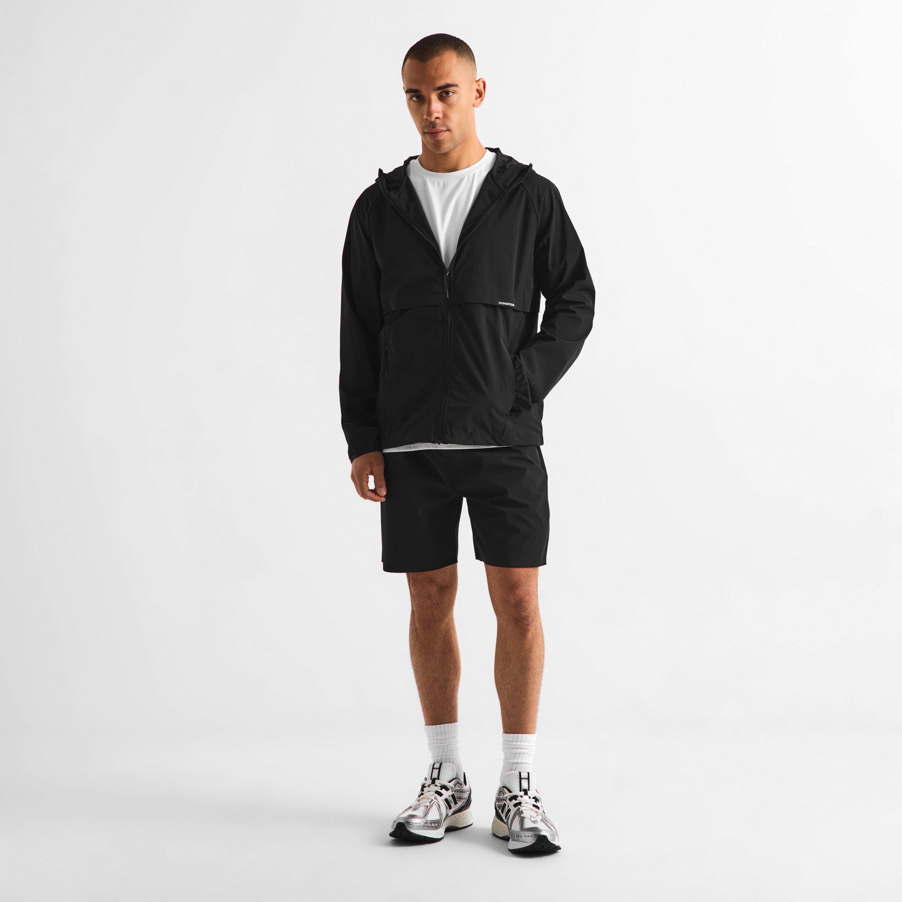 Black - Condition - Men's Everyday Windbreaker Performance Tracksuit Top - 6