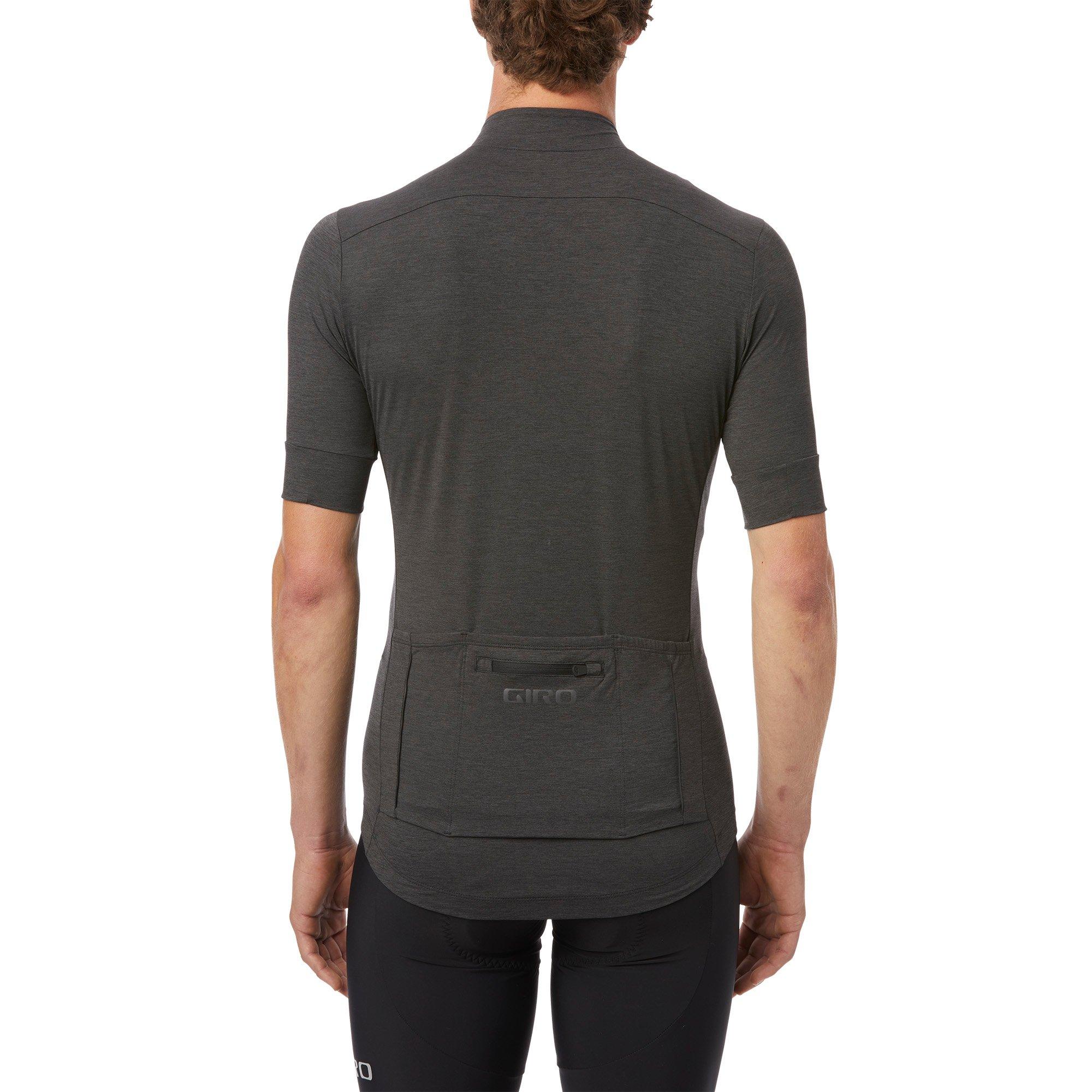 Charbon Heather - Giro - New Road Short Sleeve Jersey - 2