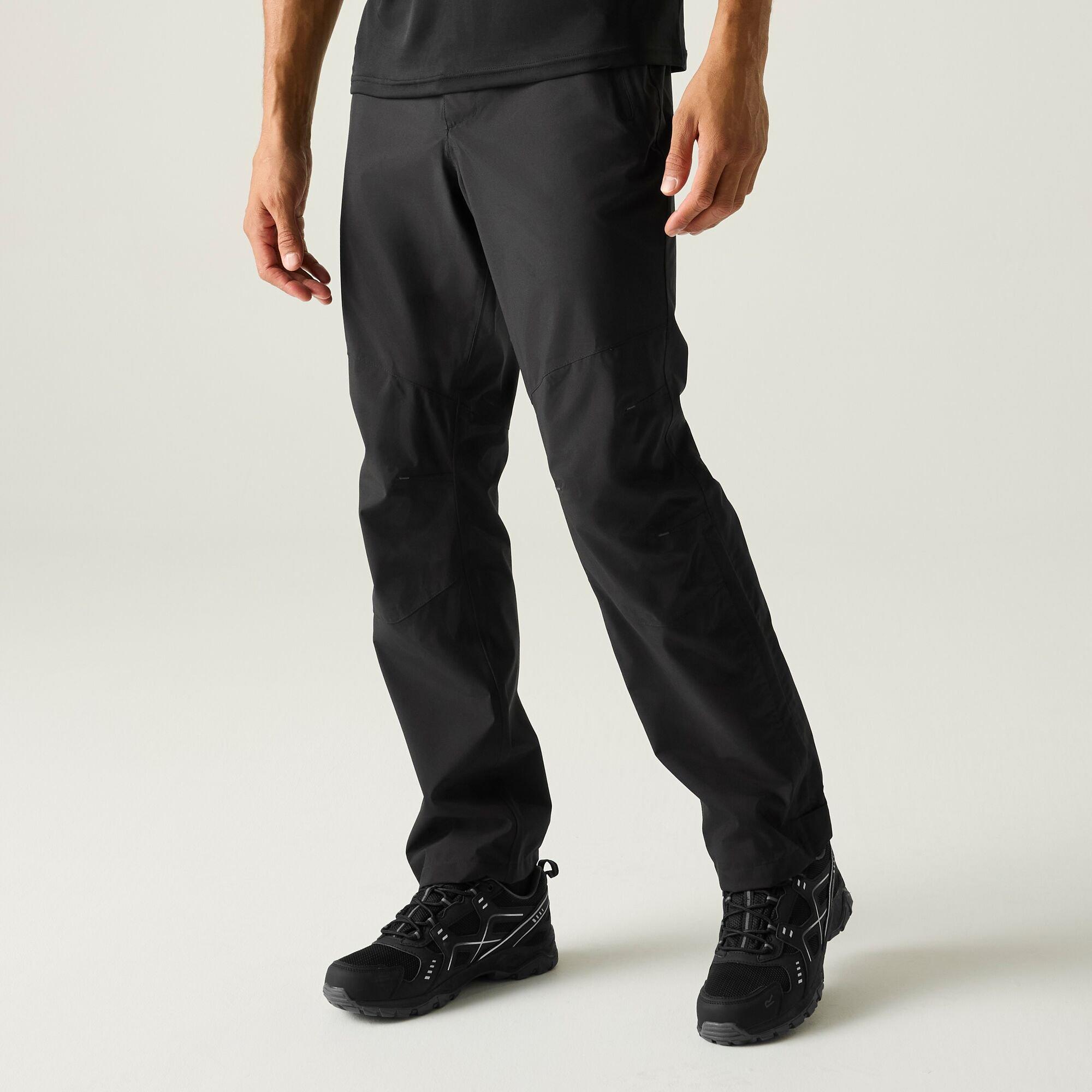 Black - Regatta - Highton Waterproof Overtrouser (Long) - 1