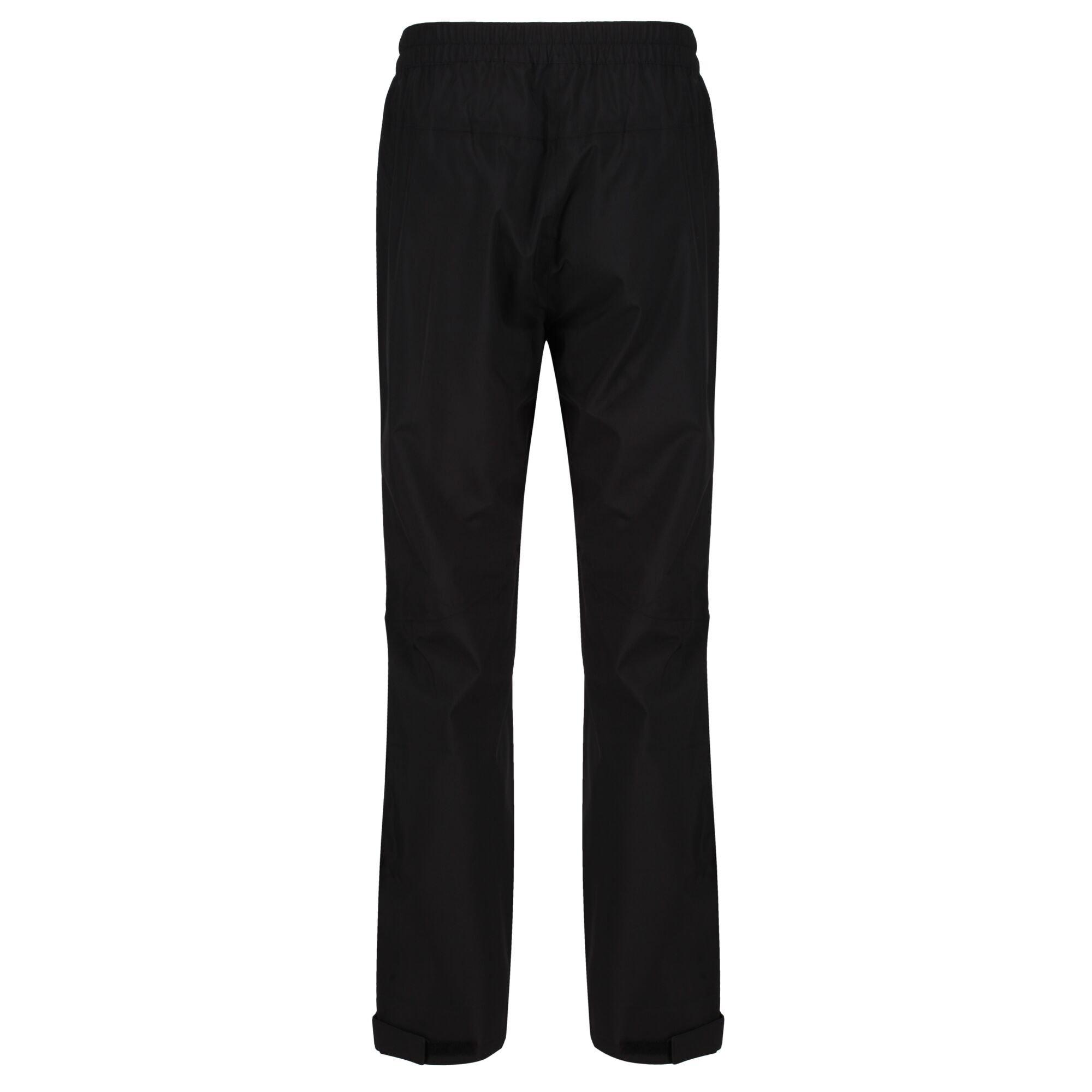 Black - Regatta - Highton Waterproof Overtrouser (Regular) - 12
