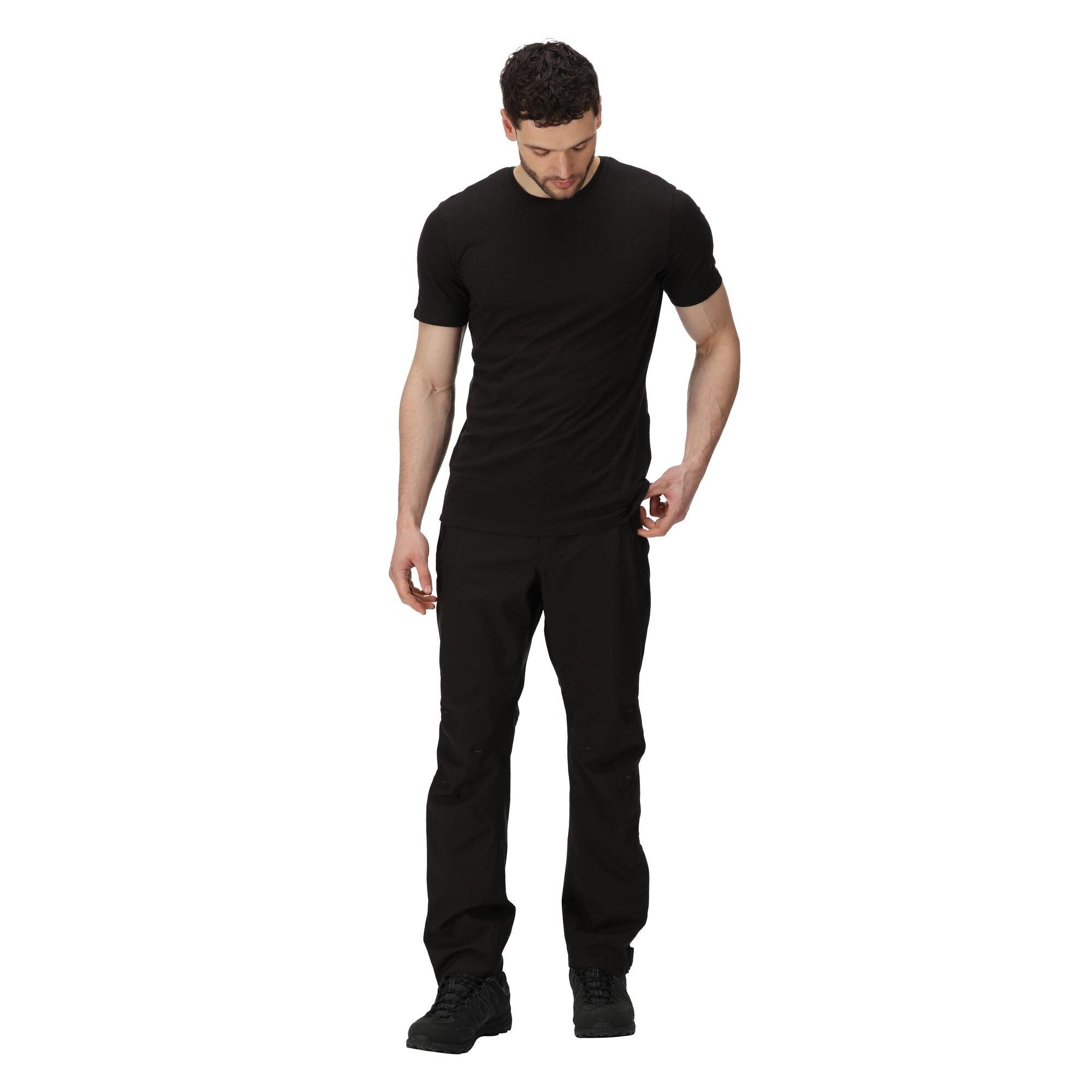 Black - Regatta - Highton Waterproof Overtrouser (Regular) - 14