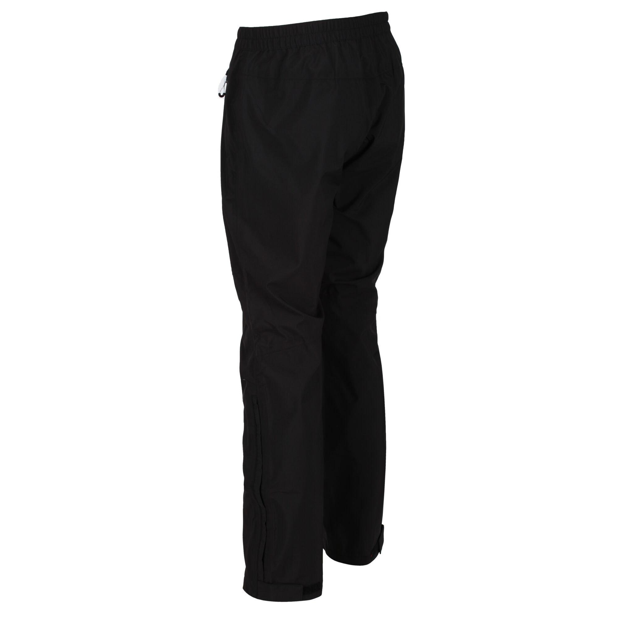 Black - Regatta - Highton Waterproof Overtrouser (Regular) - 8