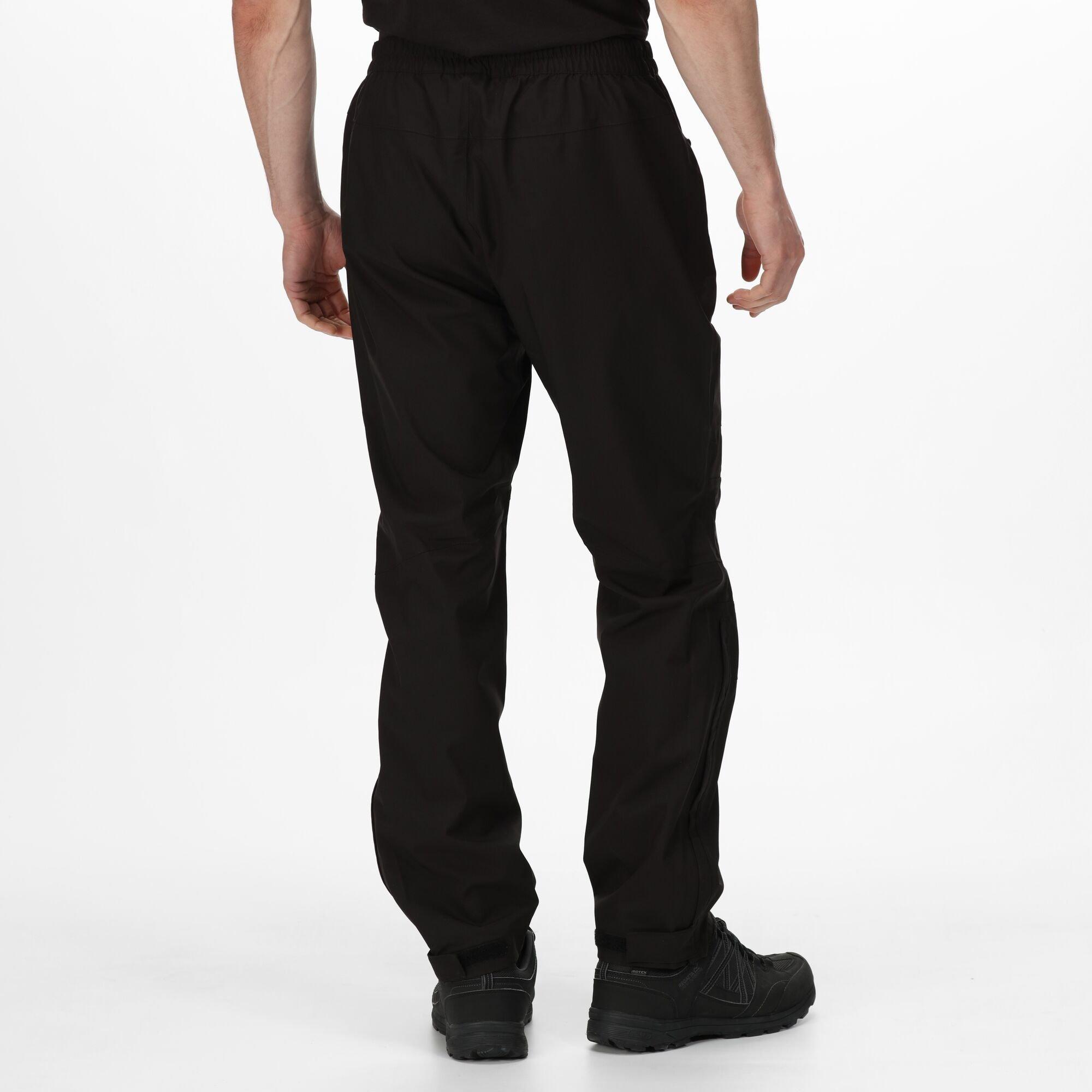 Black - Regatta - Highton Waterproof Overtrouser (Regular) - 10