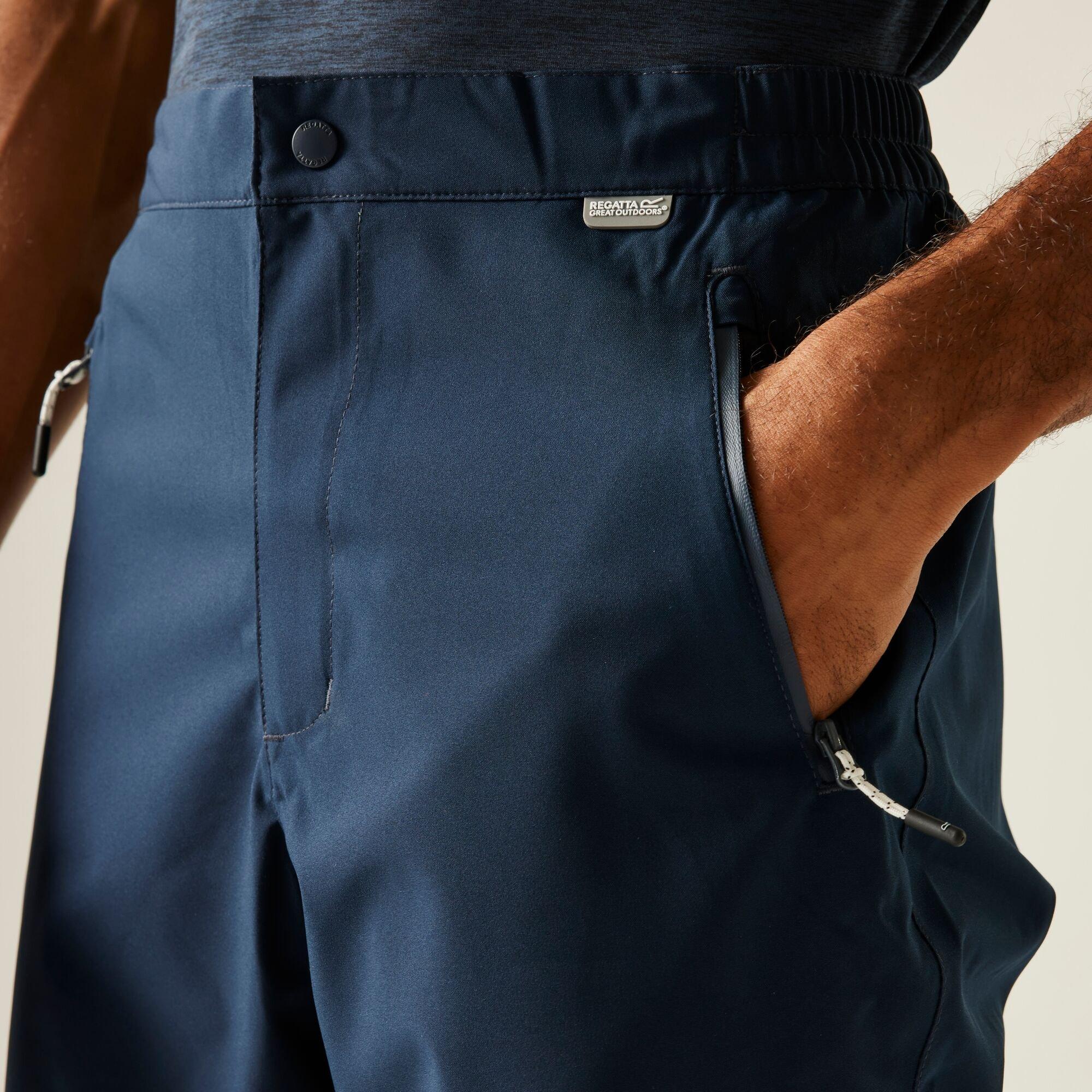 Navy - Regatta - Highton Waterproof Overtrouser (Long) - 4