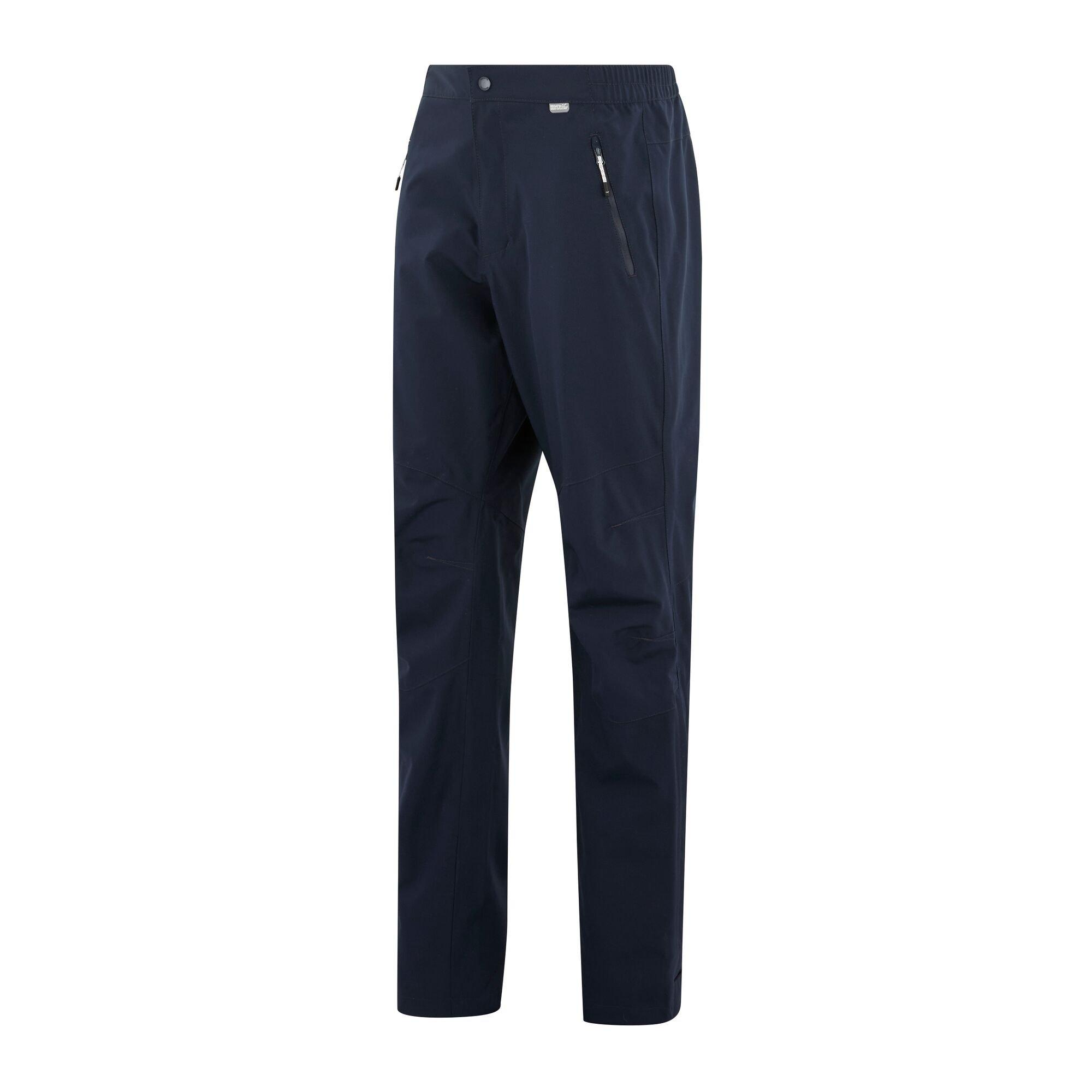 Navy - Regatta - Highton Waterproof Overtrouser (Long) - 7