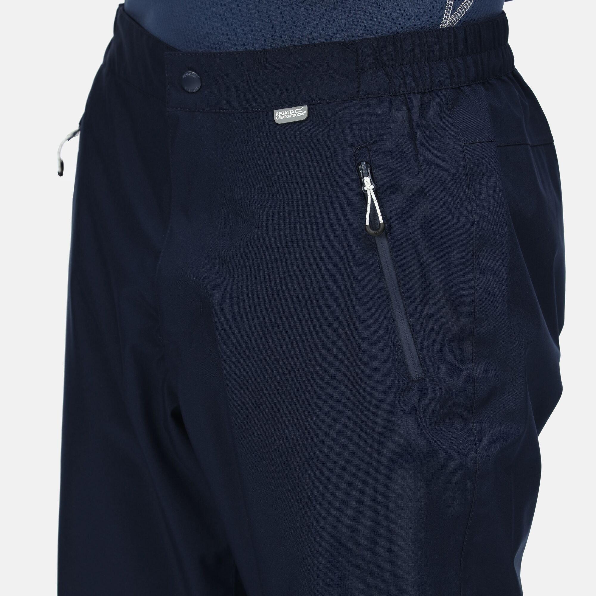 Navy - Regatta - Highton Waterproof Overtrouser (Long) - 9