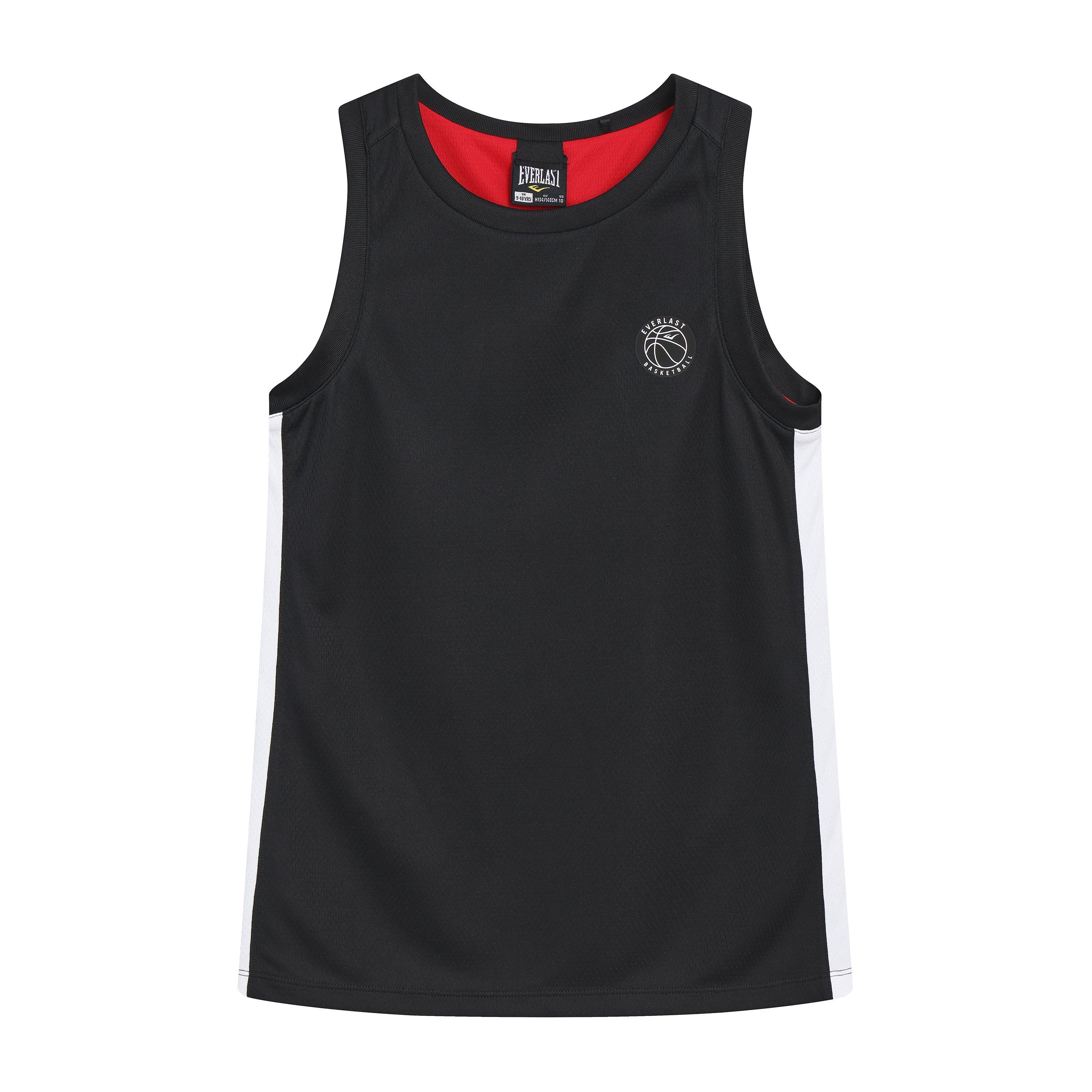 Black/Red - Everlast - Basketball Performance Vests Juniors - 1