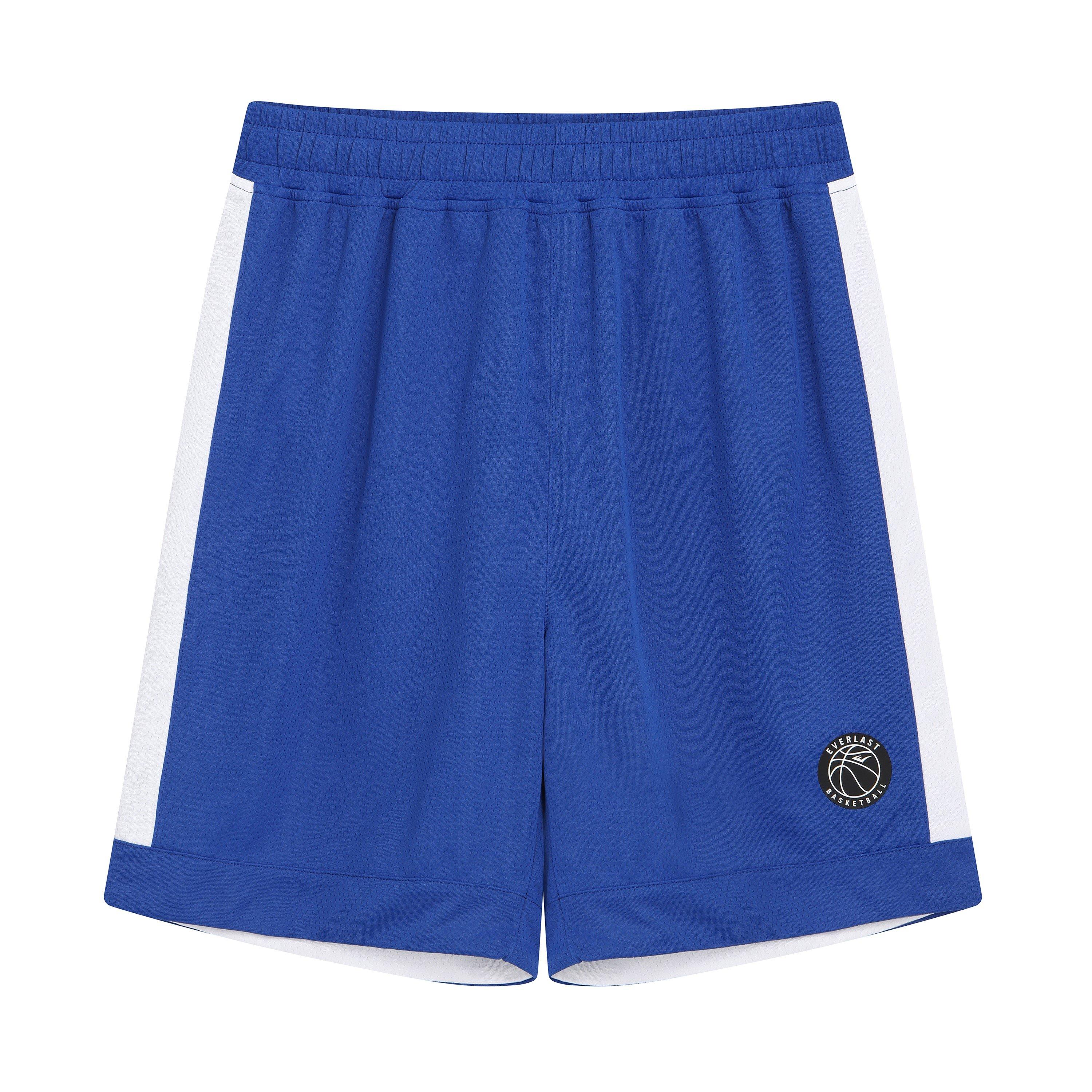 Everlast Boys Basketball Shorts Juniors - Blue/White - 13 (XL)