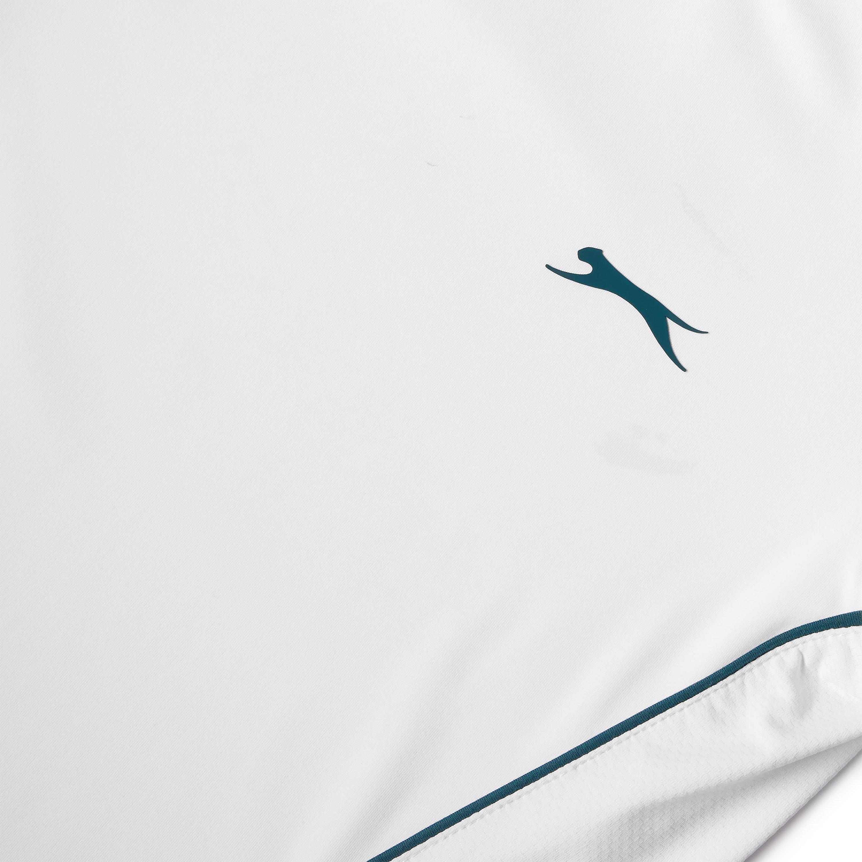 Blanc - Slazenger - TECH CONTRAST DETAIL TENNIS TEE - 5