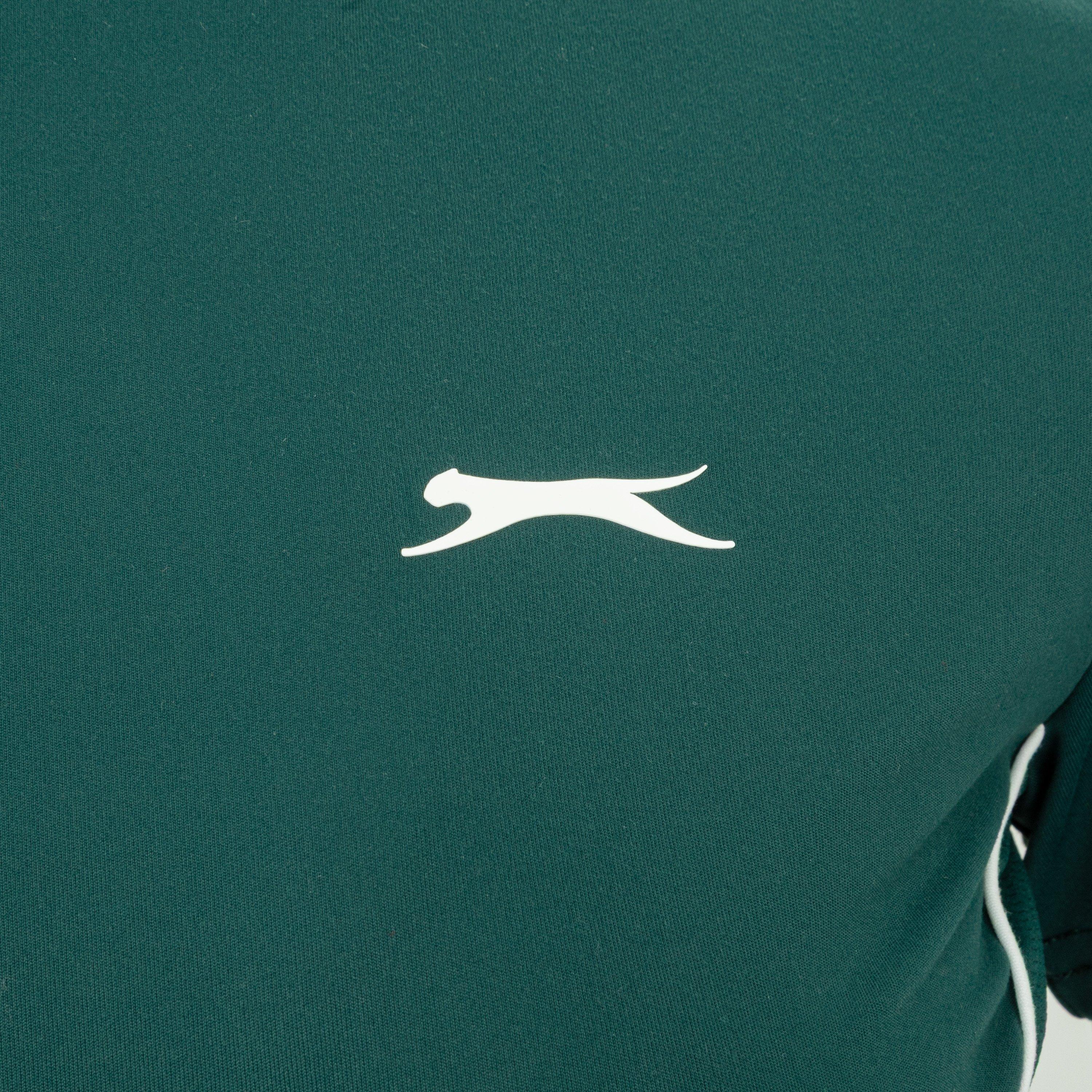 Forest Green - Slazenger - TECH CONTRAST DETAIL TENNIS TEE - 4