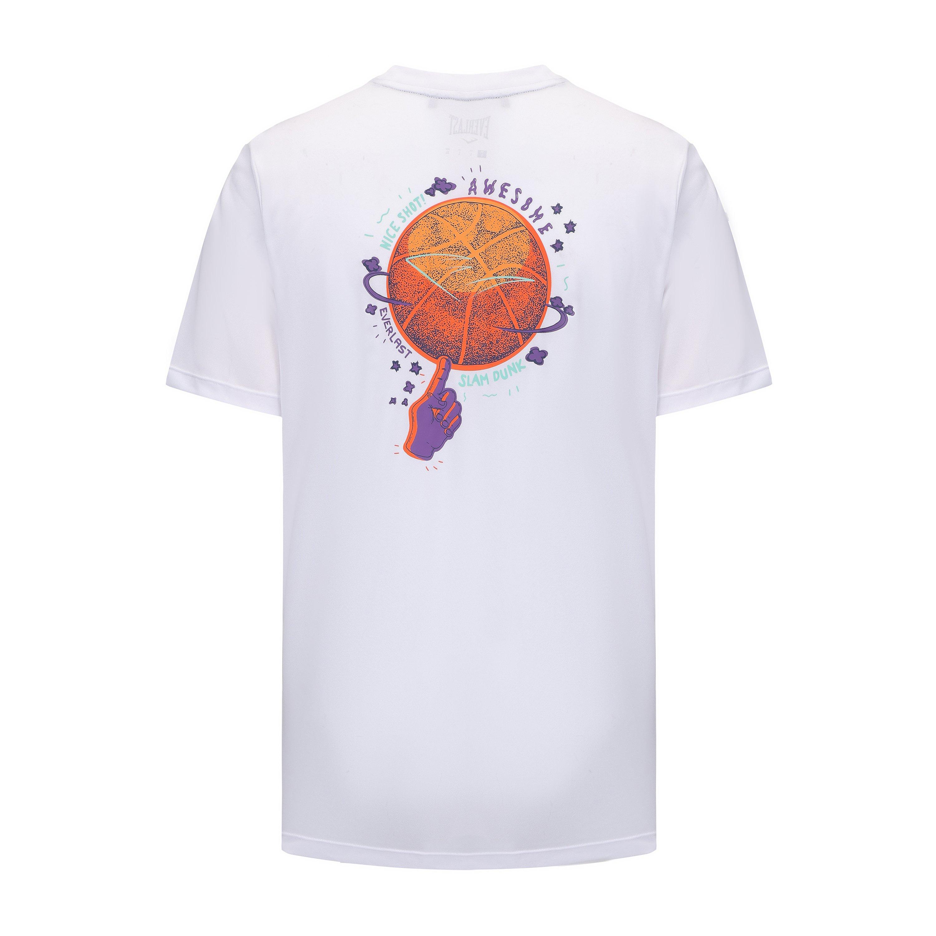 White - Everlast - Short Sleeve Performance T-Shirts Mens - 3