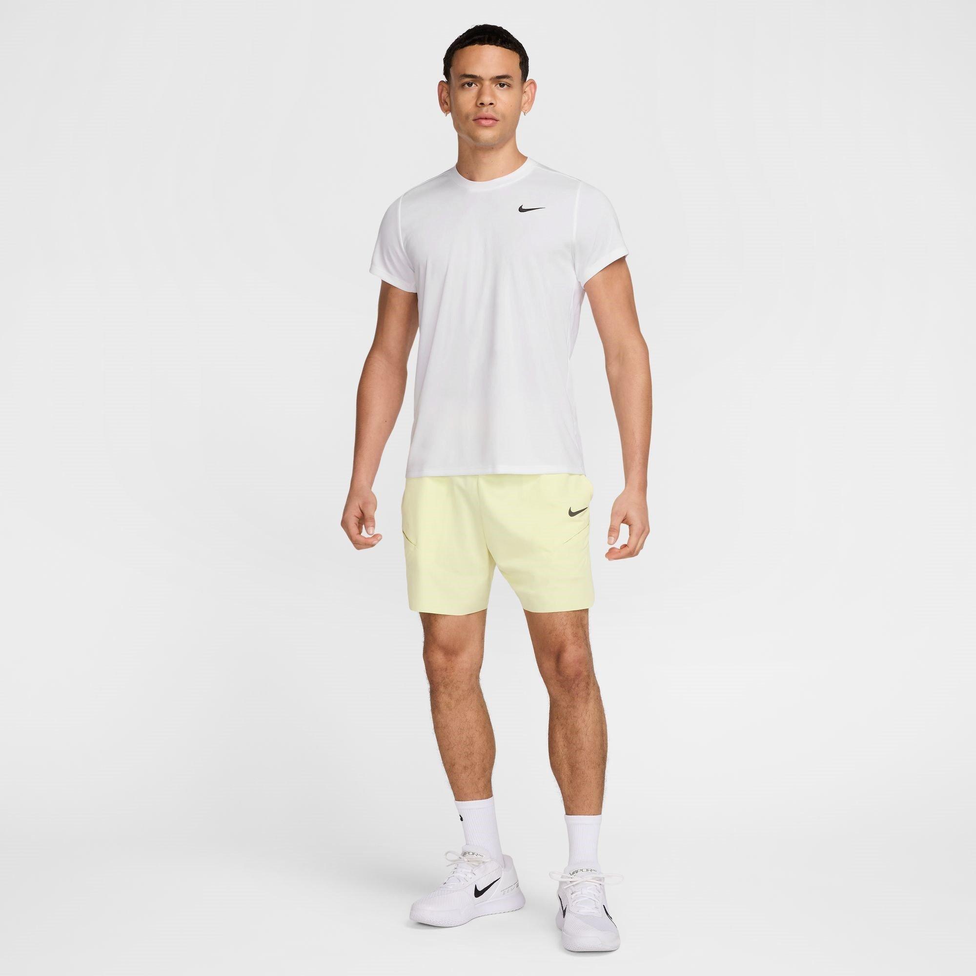White - Nike - Court Victory Tennis Shirt Mens - 6