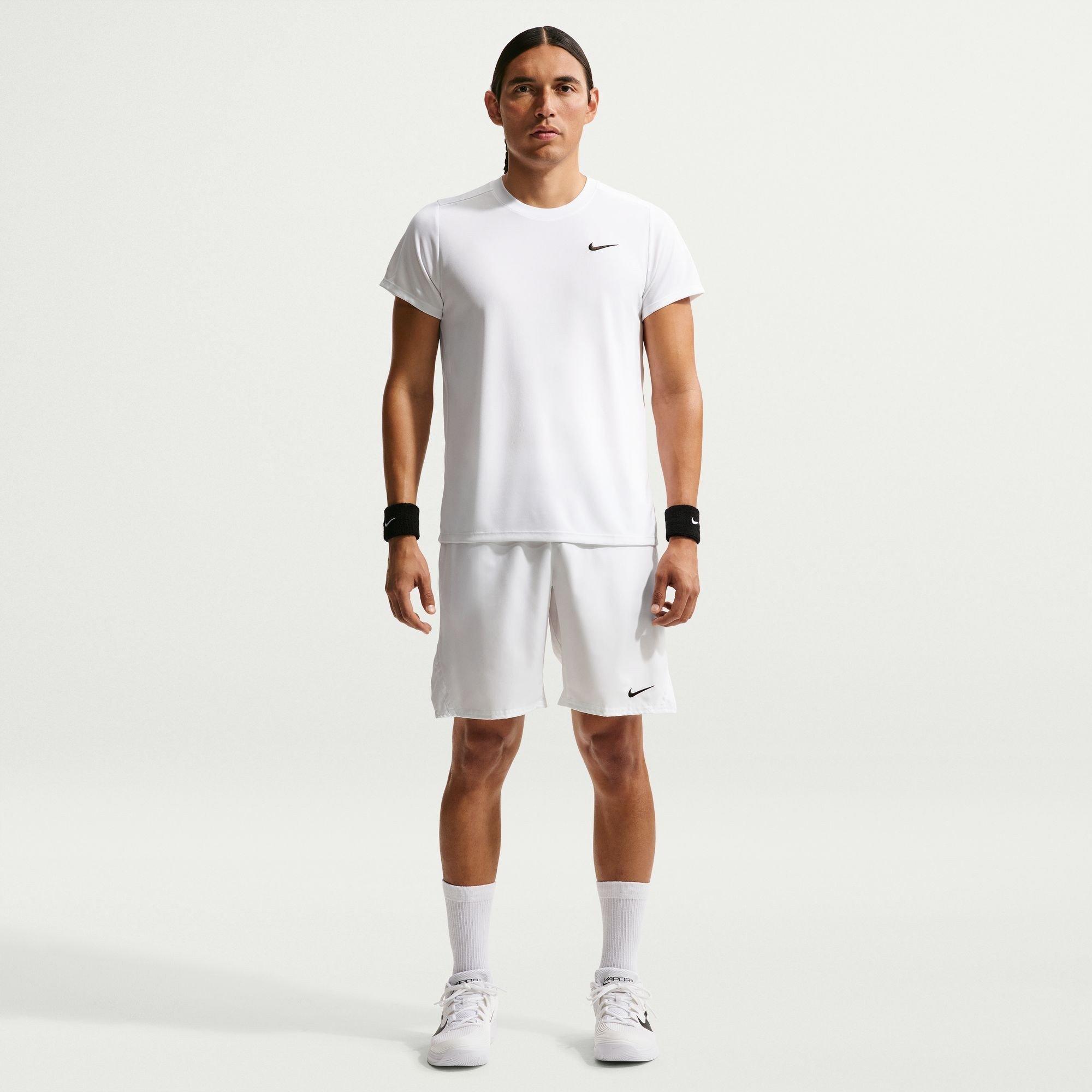 White - Nike - Court Victory Tennis Shirt Mens - 7