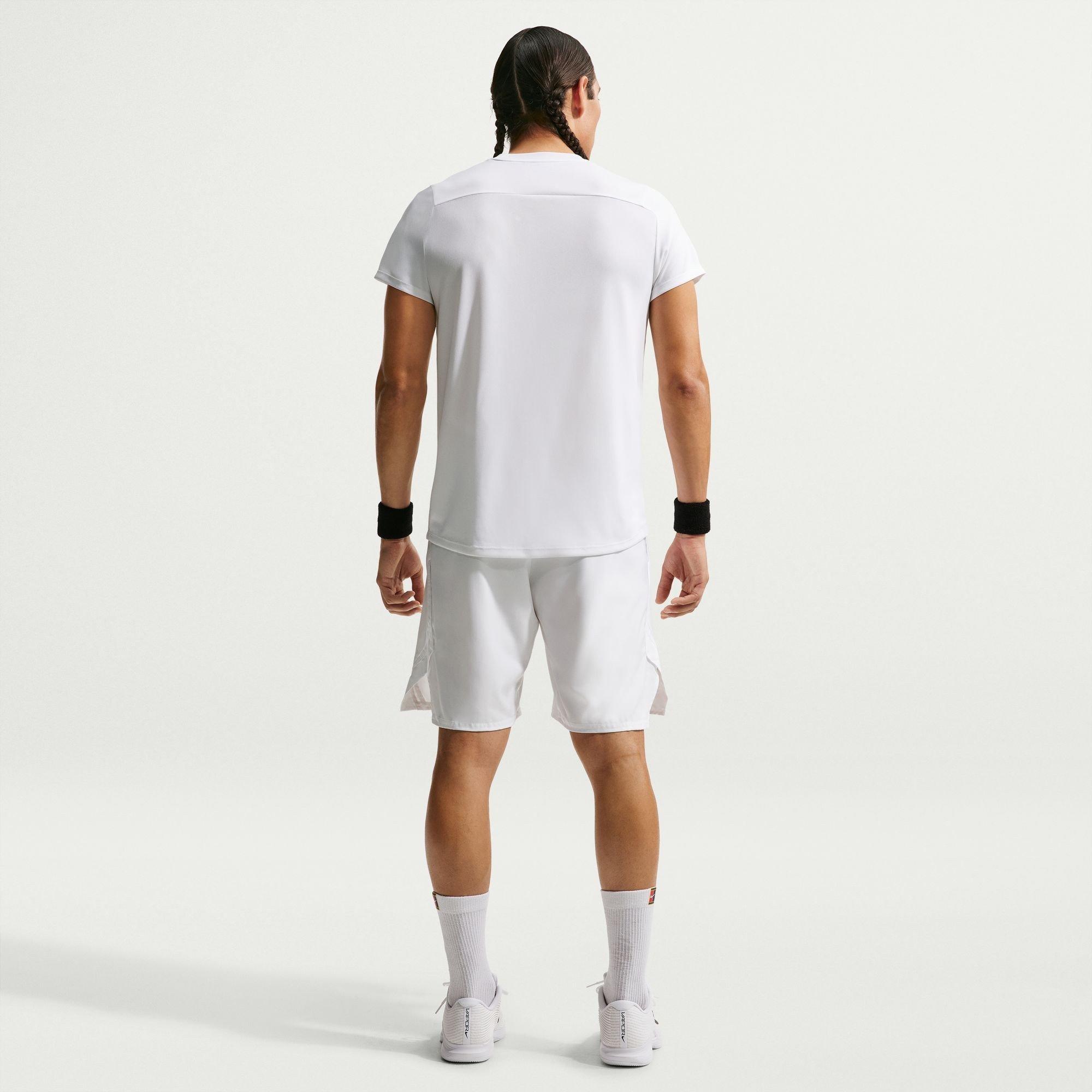 White - Nike - Court Victory Tennis Shirt Mens - 8