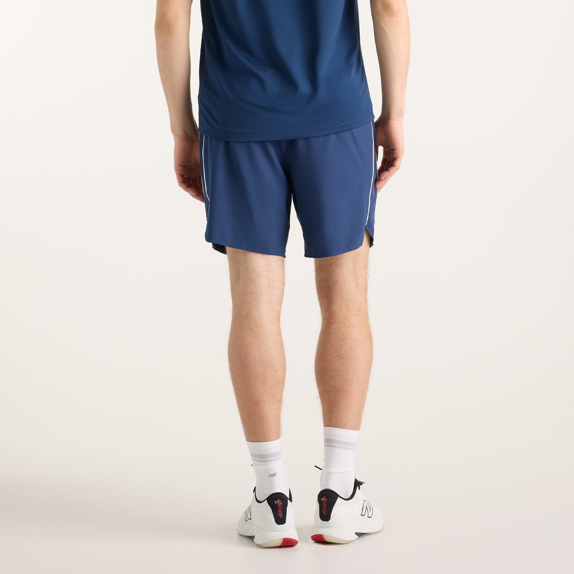 Navy - New Balance - Men's 7" Tennis Shorts - 2