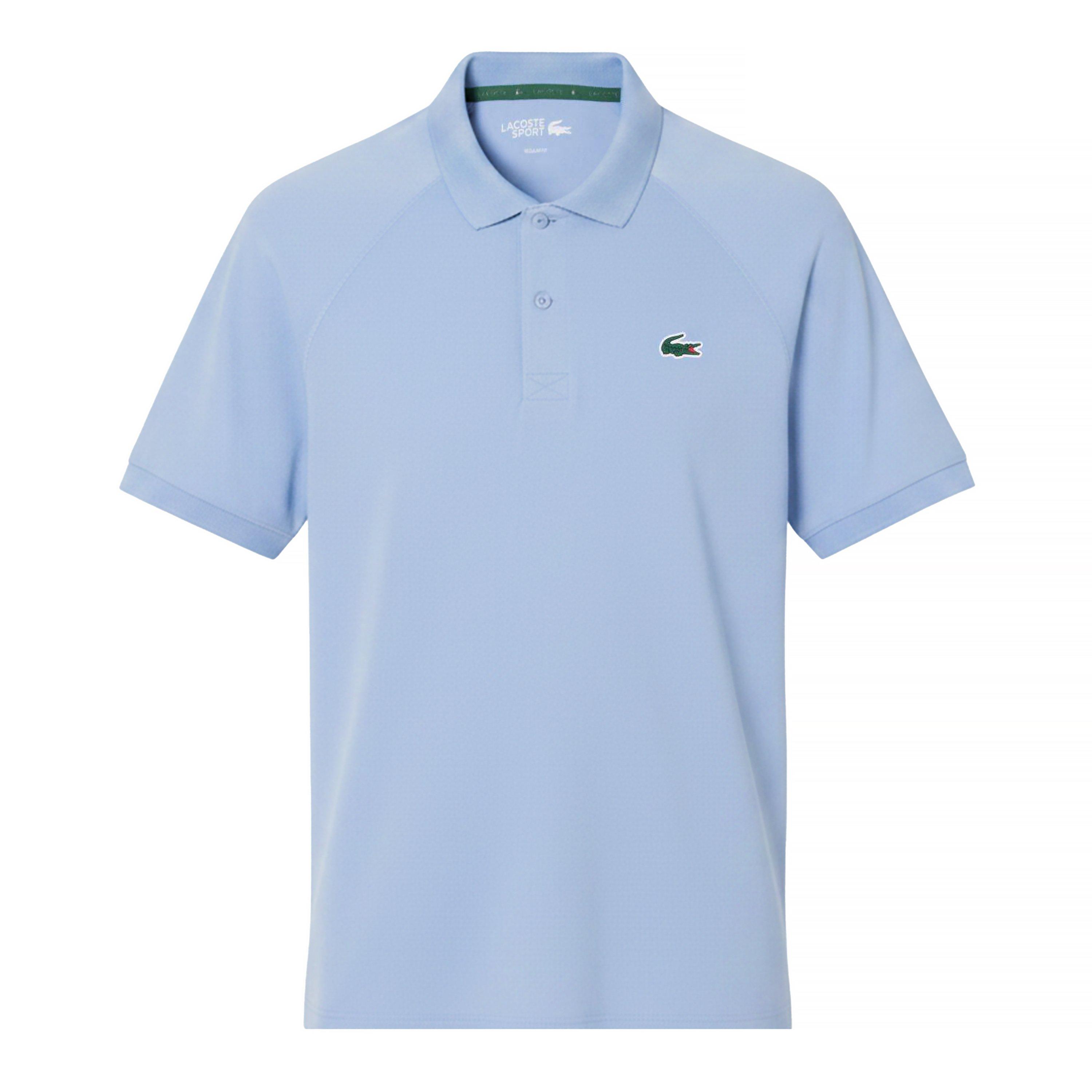 Lacoste Men's Short Sleeve Performance Polo Shirt - Blue Aey - M