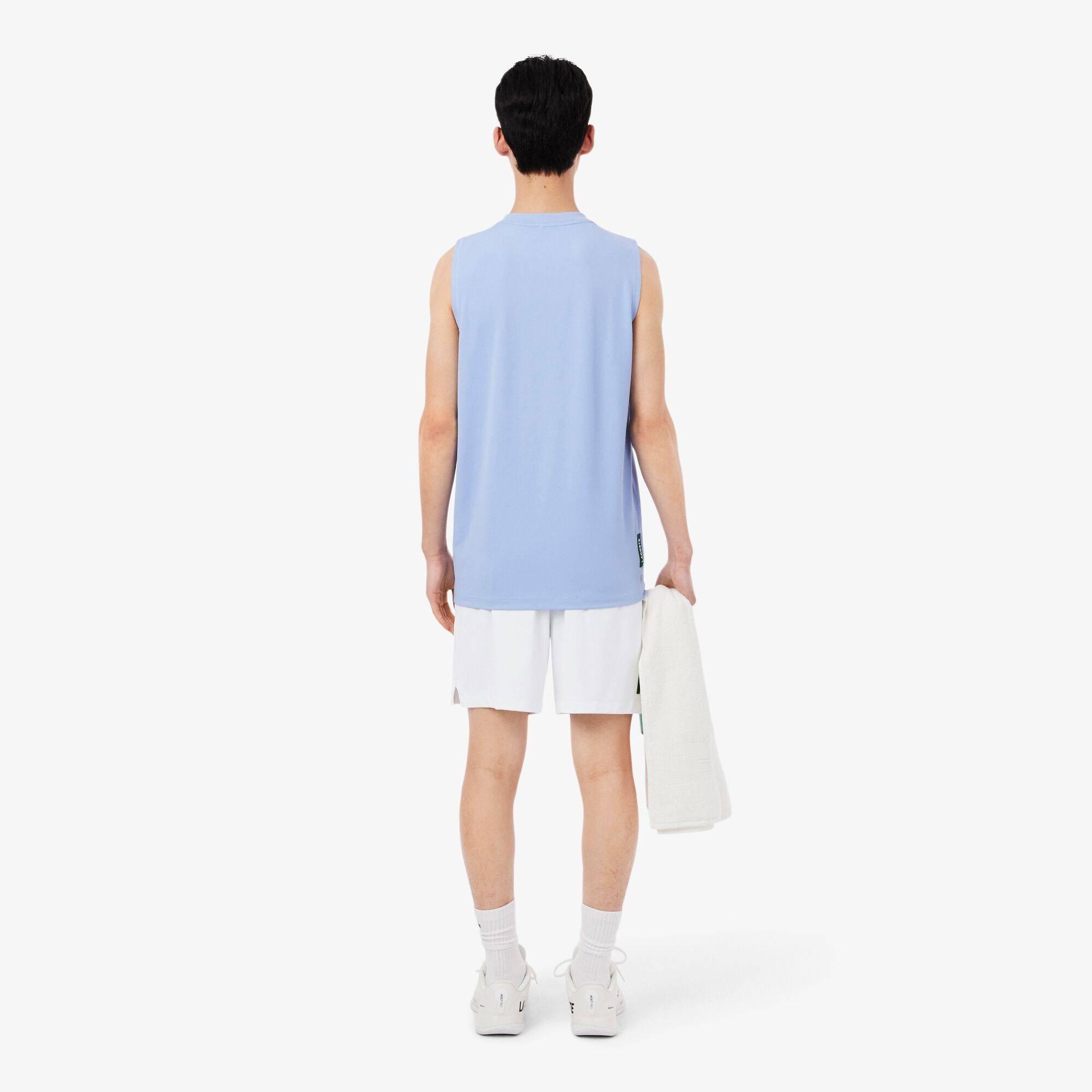 White 001 - Lacoste - Men's Tech Performance Tennis Shorts - 3