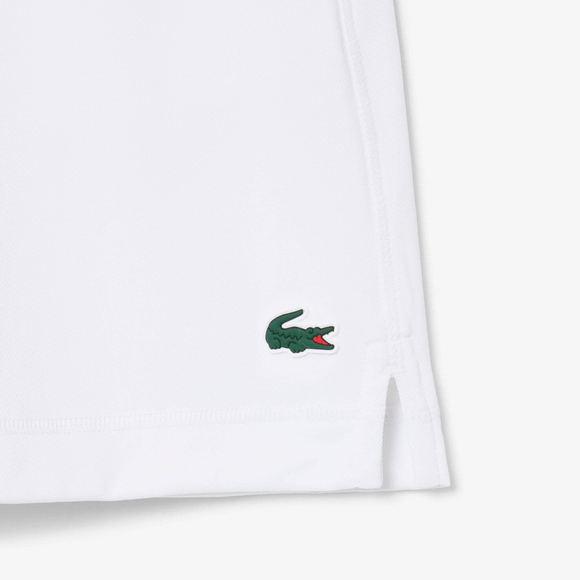 White 001 - Lacoste - Men's Tech Performance Tennis Shorts - 4