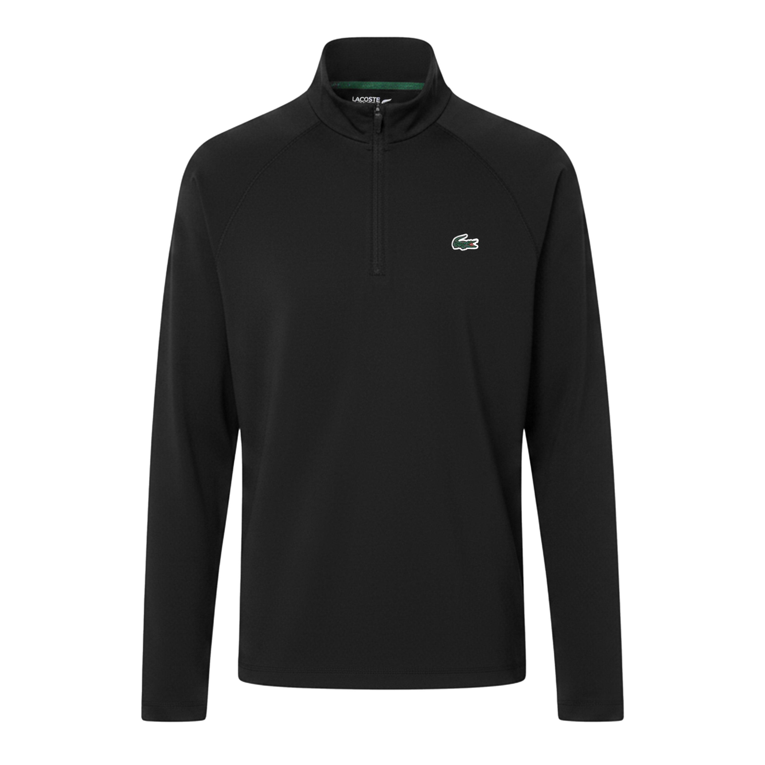 Black 031 - Lacoste - Men's Long Sleeve Performance T-Shirt - 1
