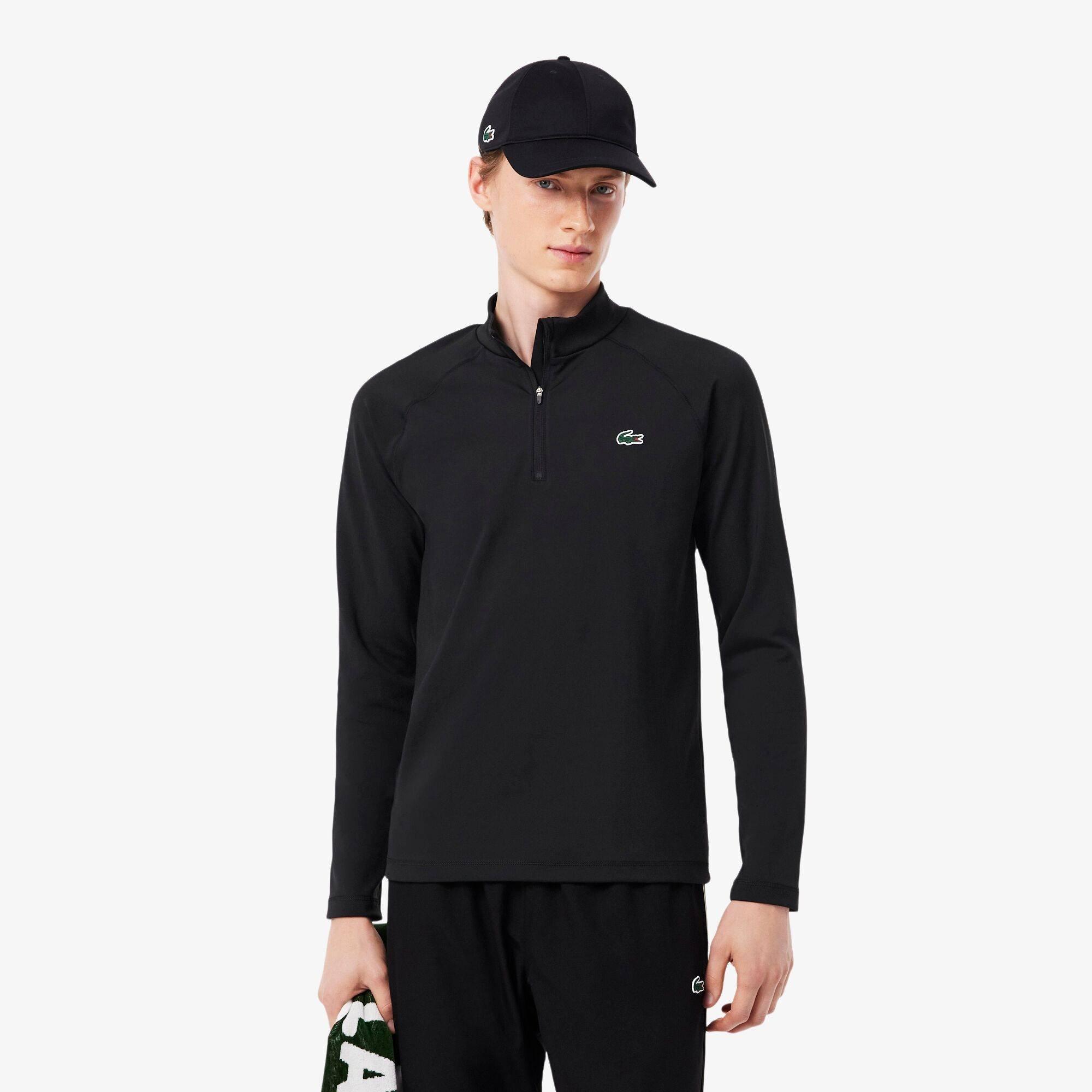 Black 031 - Lacoste - Lacoste Tech 1/4 Zip Sn64 - 2