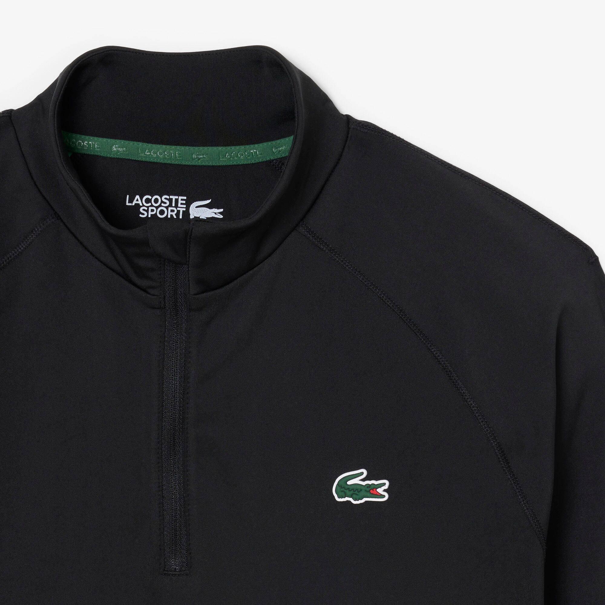 Black 031 - Lacoste - Lacoste Tech 1/4 Zip Sn64 - 4