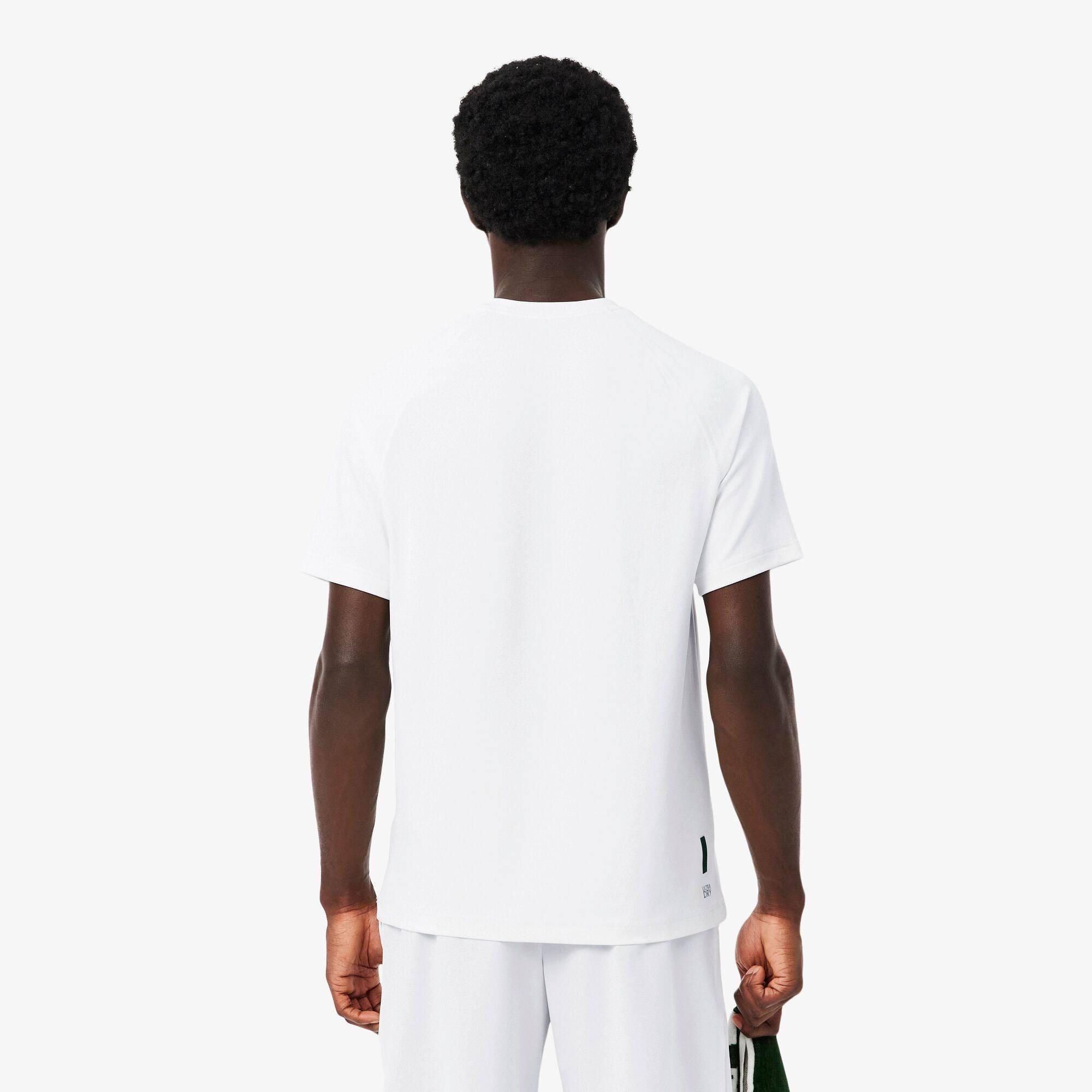 White 001 - Lacoste - Lacoste Tech T-Shirt Sn64 - 3