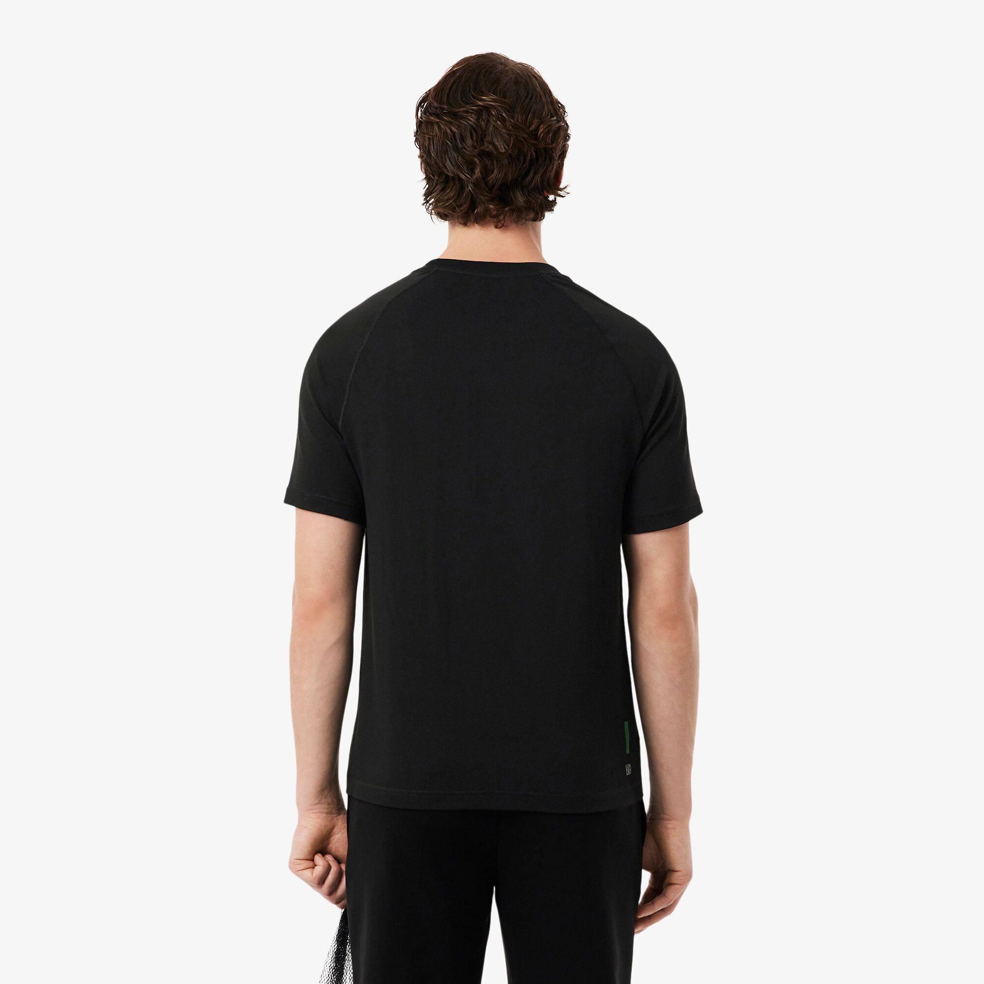 Black 031 - Lacoste - Men's Short Sleeve Performance T-Shirt - 4