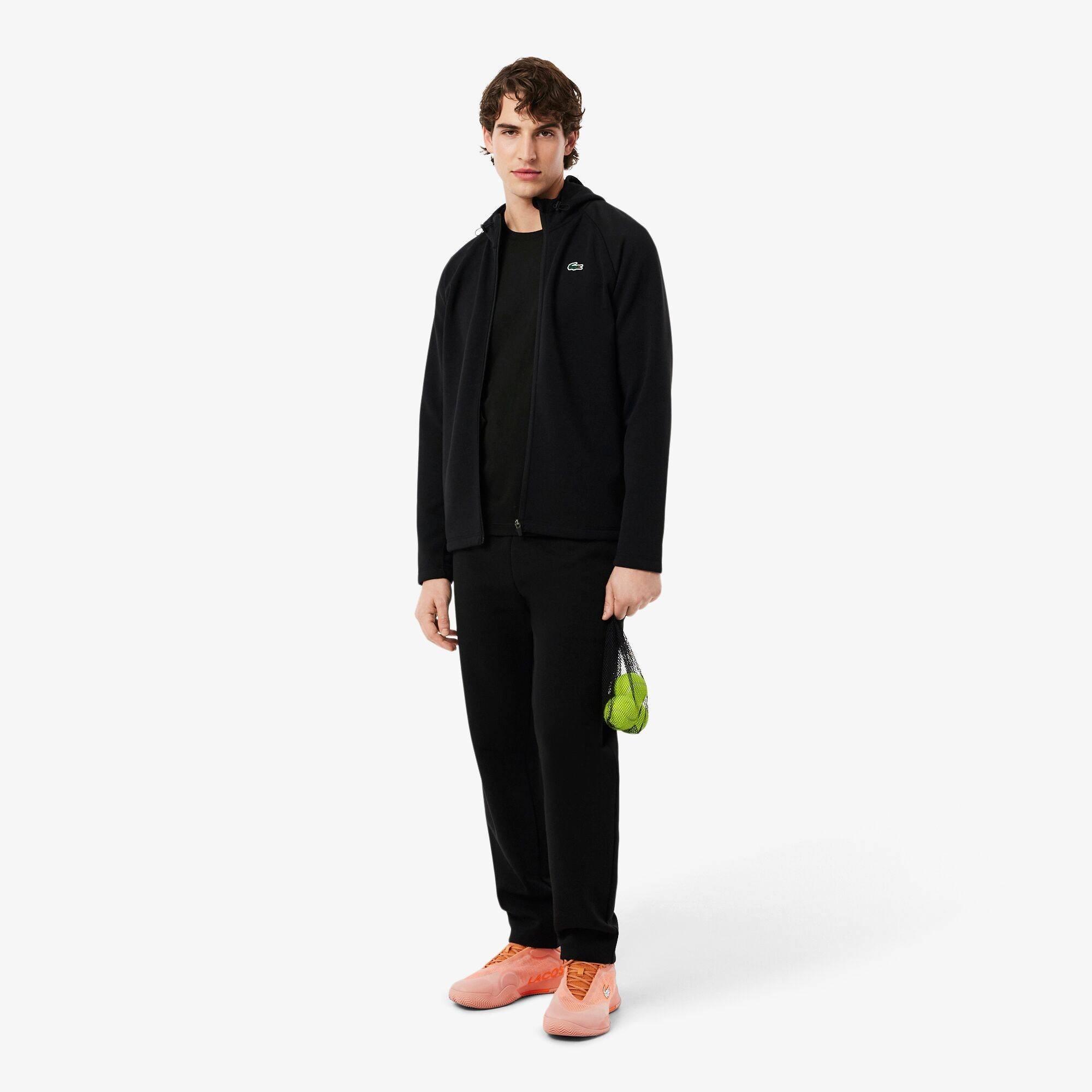 Black 031 - Lacoste - Men's Short Sleeve Performance T-Shirt - 7