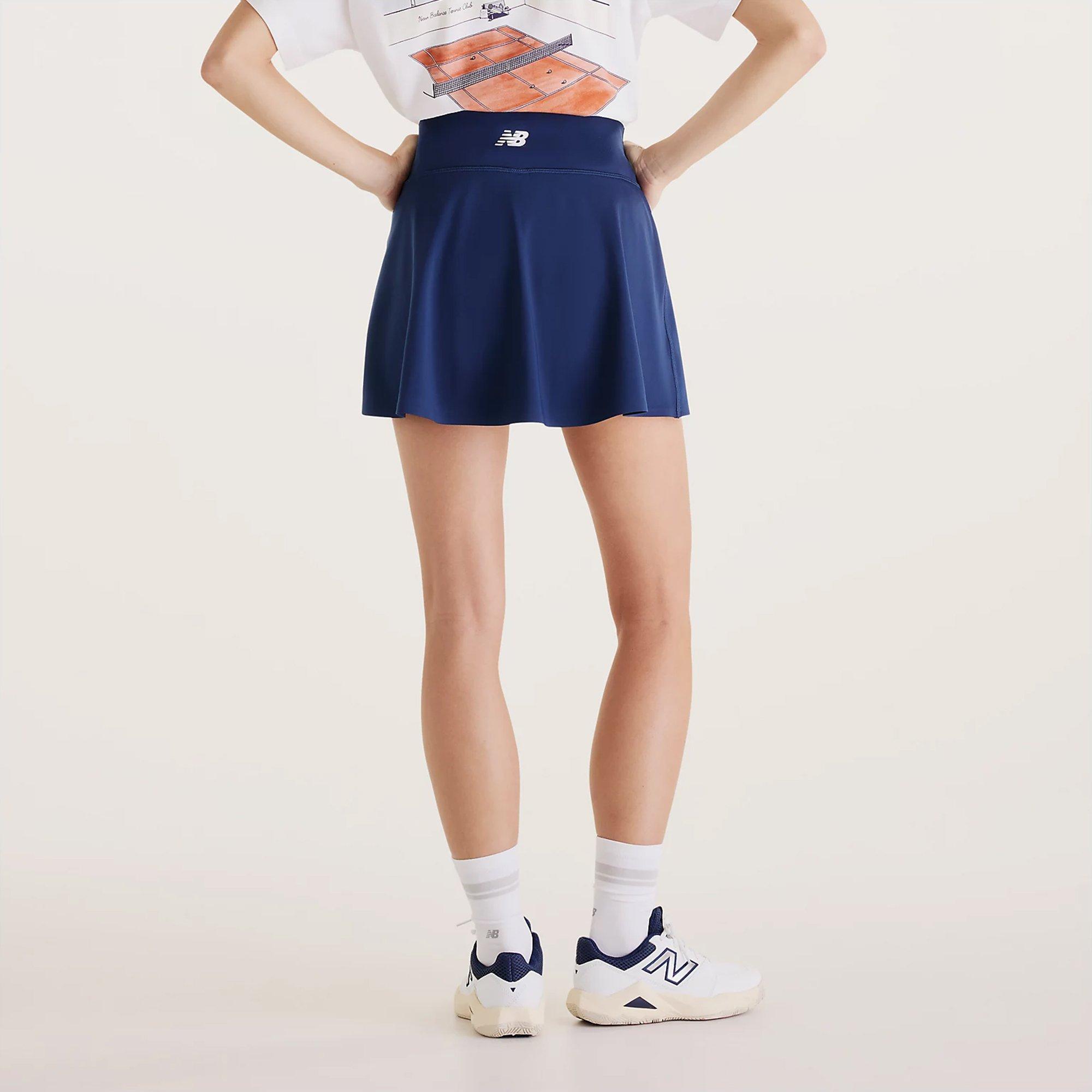 Navy - New Balance - Women's Tournament Pleated Mid-Rise Skort - 3