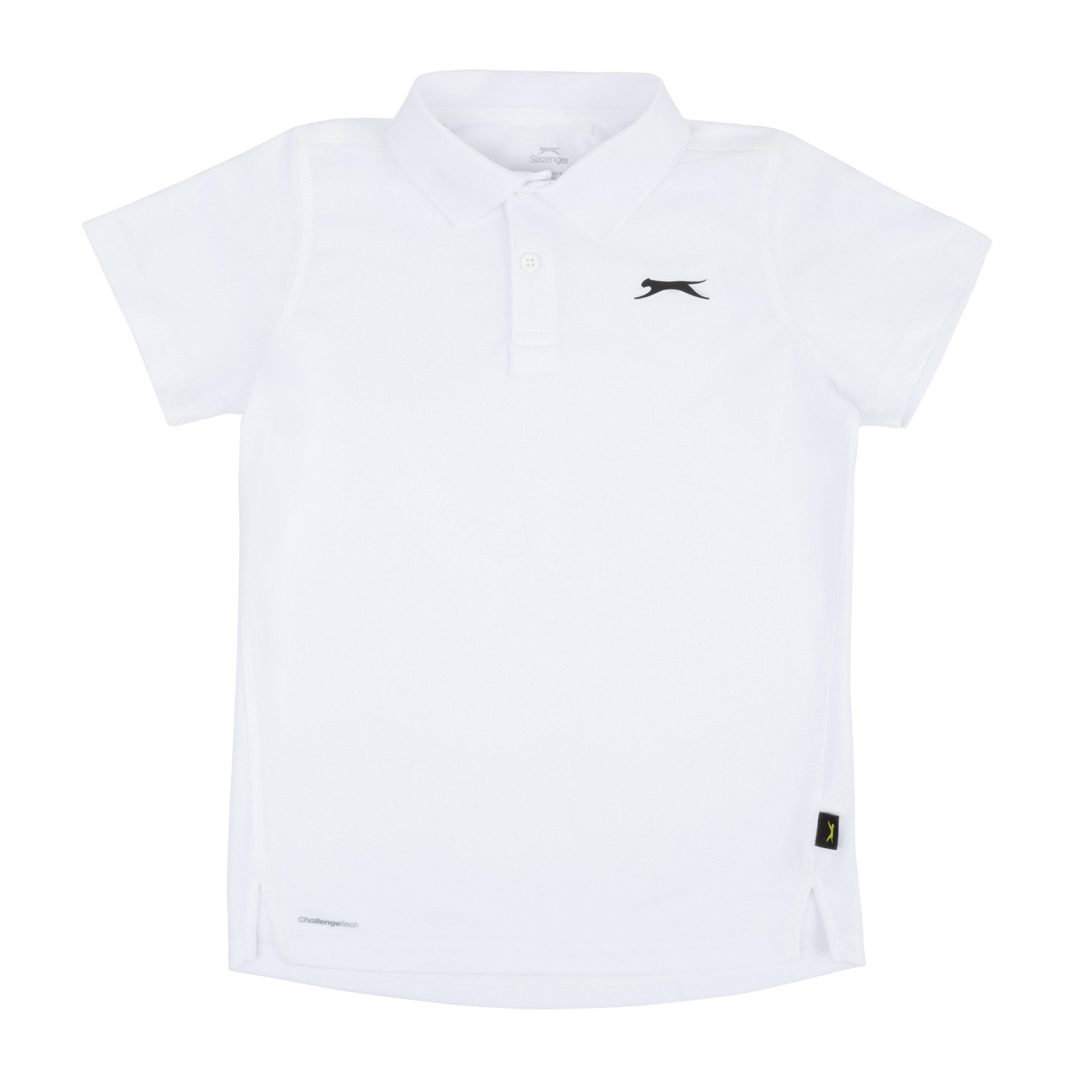 White - Slazenger - Court Polo Shirt Junior - 1