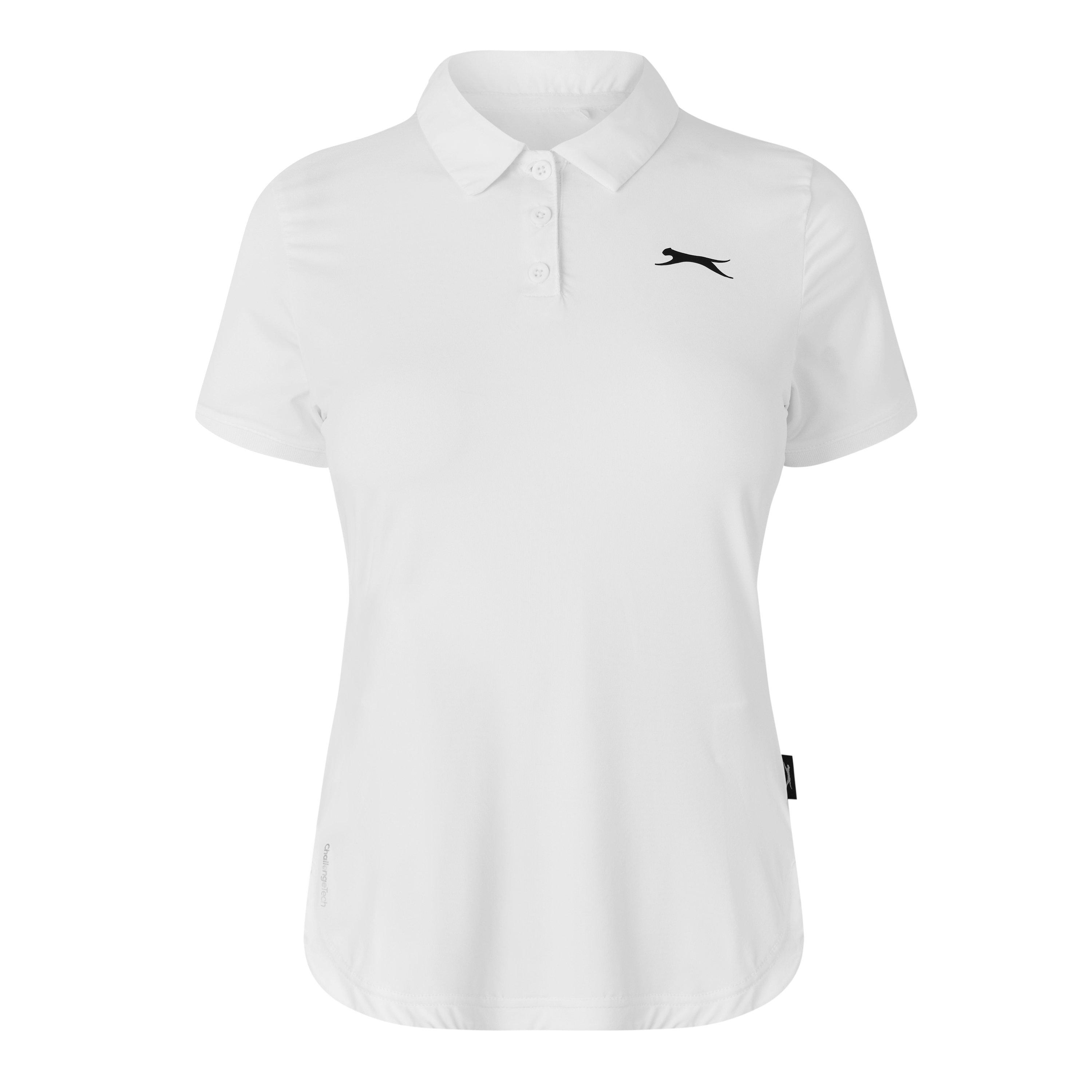 White - Slazenger - Court Polo Shirt Womens - 1