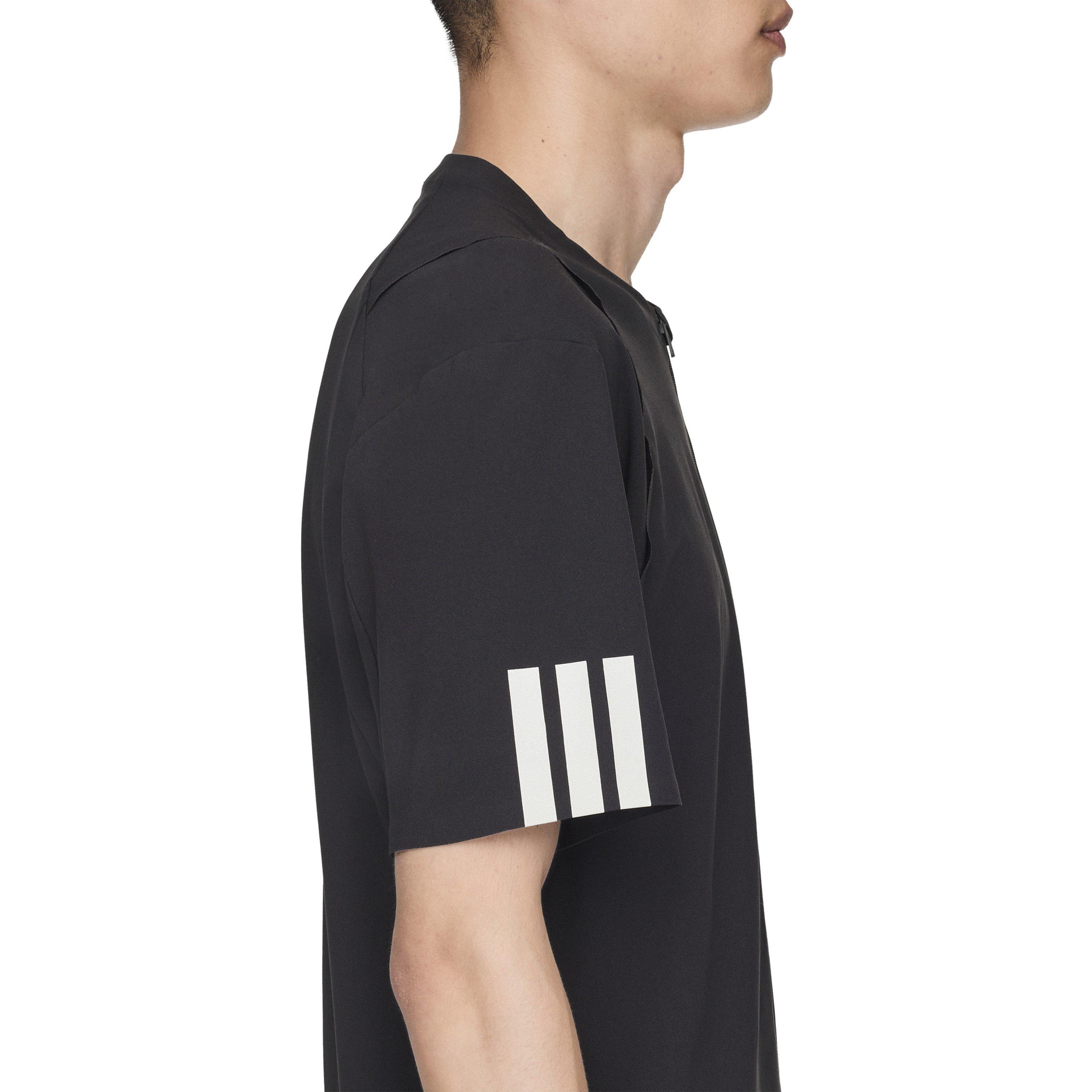 Black - Y3 - Tennis Pro FreeLift Zip Tee - 6