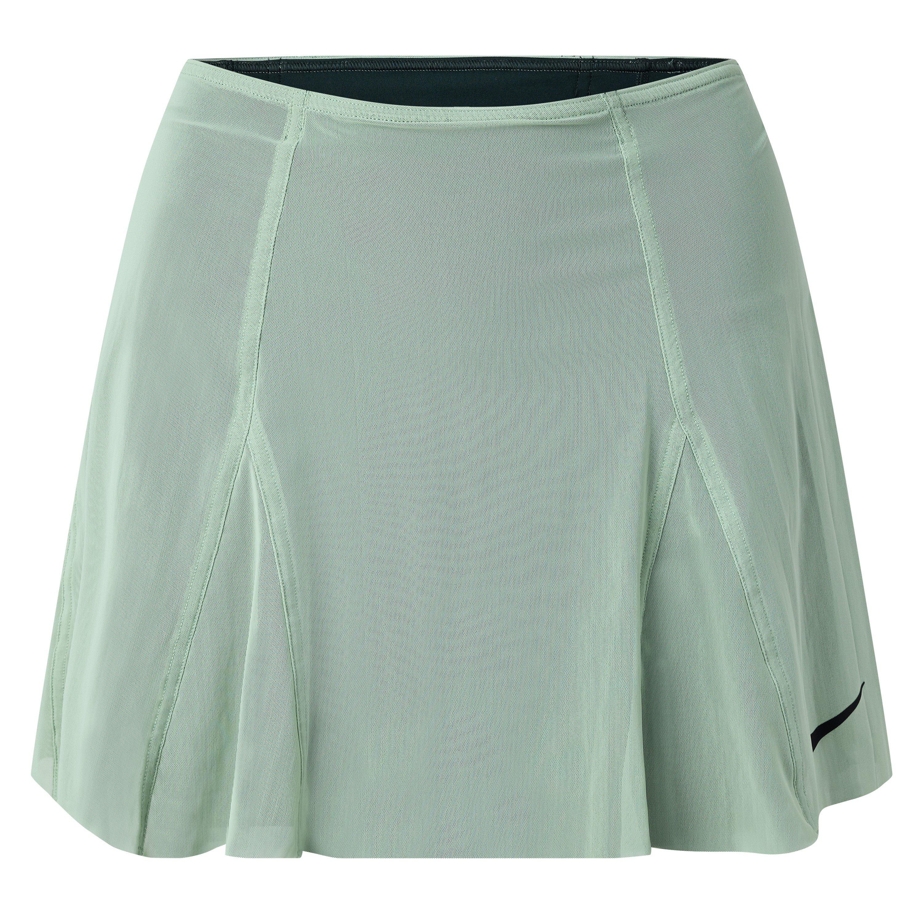 Nike Women's Performance Tennis Skirt - Steam/Black - 8 (XS)