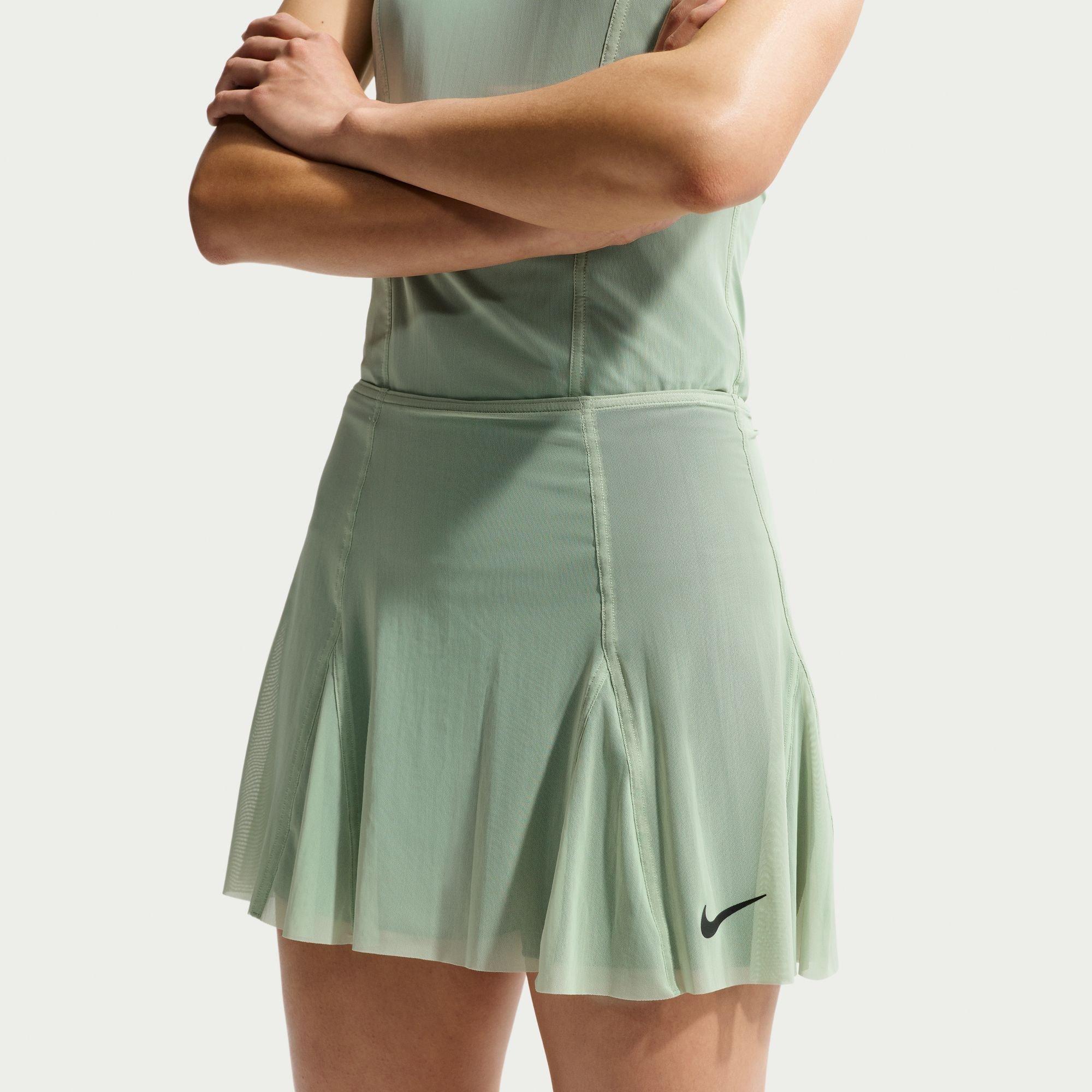 Steam/Black - Nike - Women's Performance Tennis Skirt - 3