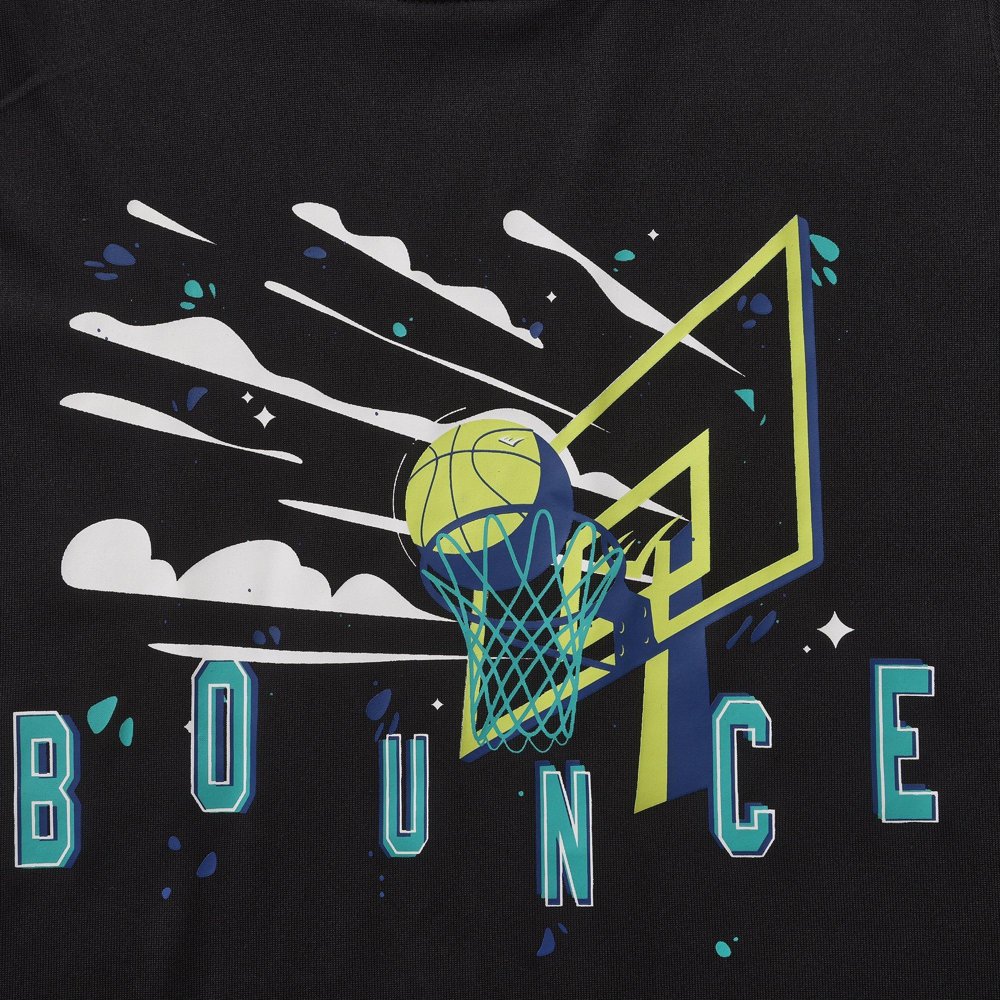 Preto - Everlast - Basketball Short Sleeve Performance T-Shirts Juniors - 6