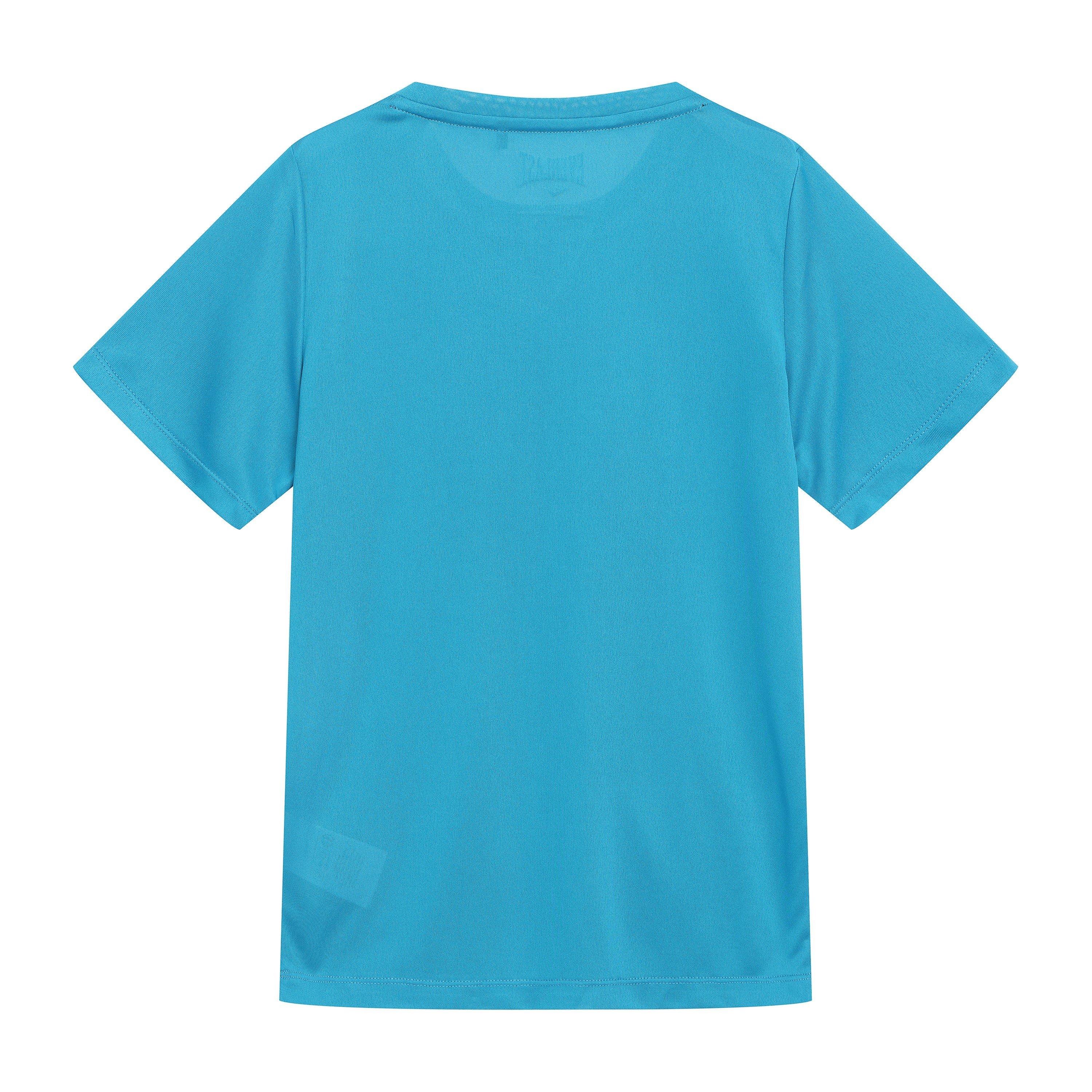 Blauw - Everlast - Basketball Short Sleeve Performance T-Shirts Juniors - 5
