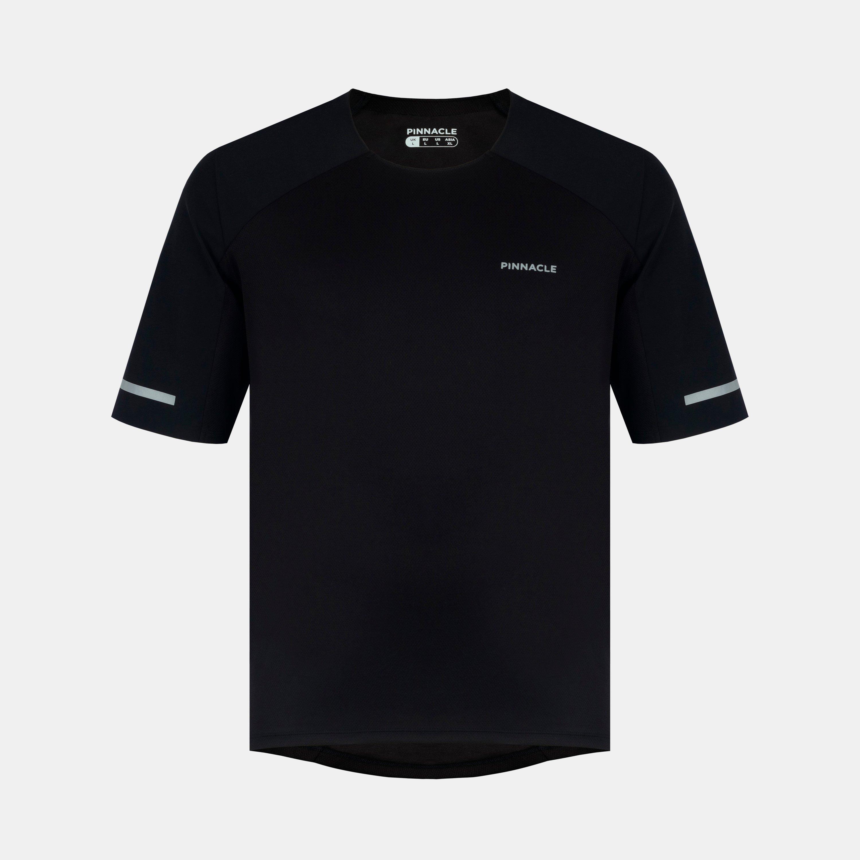 Black/Black - Pinnacle - Short Sleeve MTB Jersey - 1