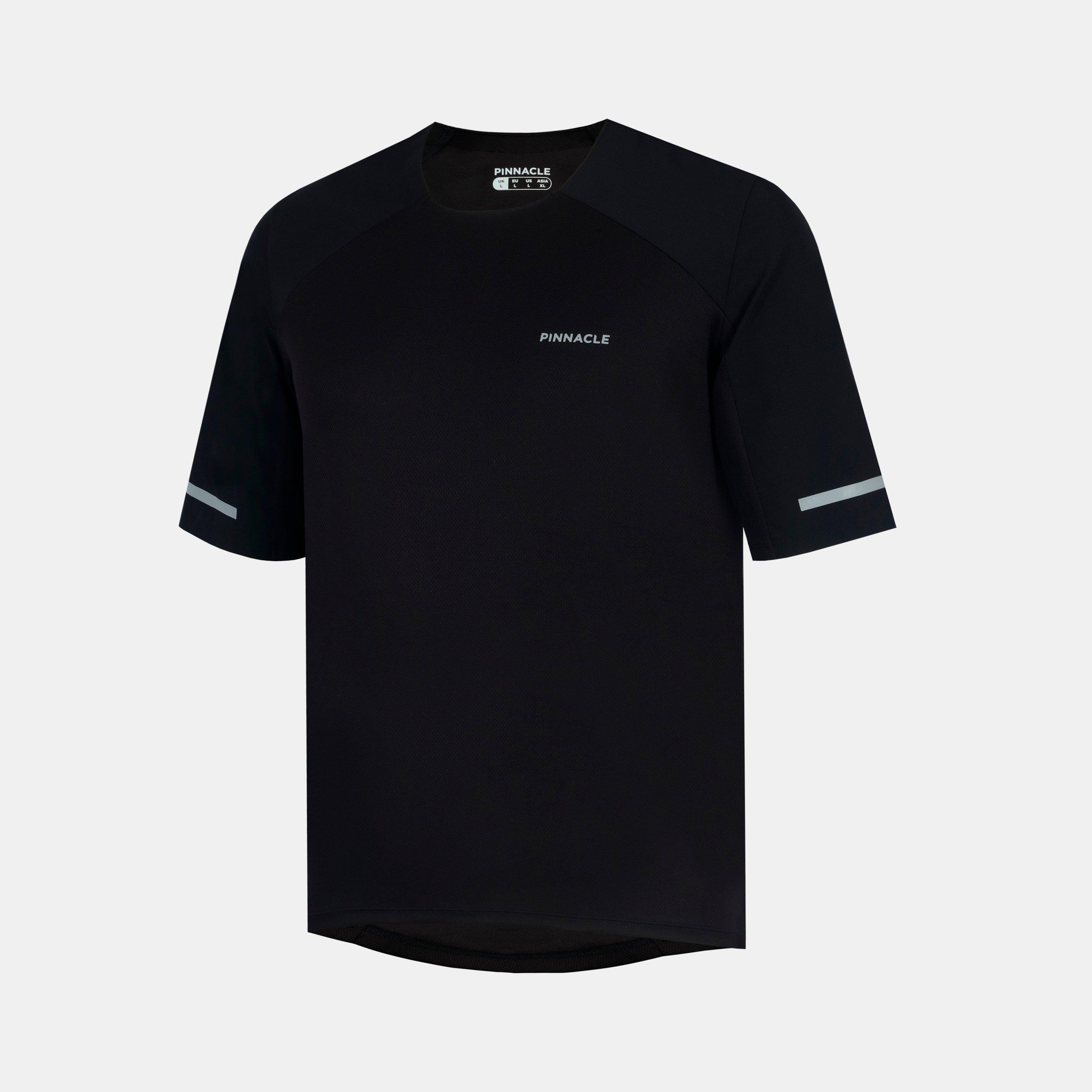 Black/Black - Pinnacle - Short Sleeve MTB Jersey - 2