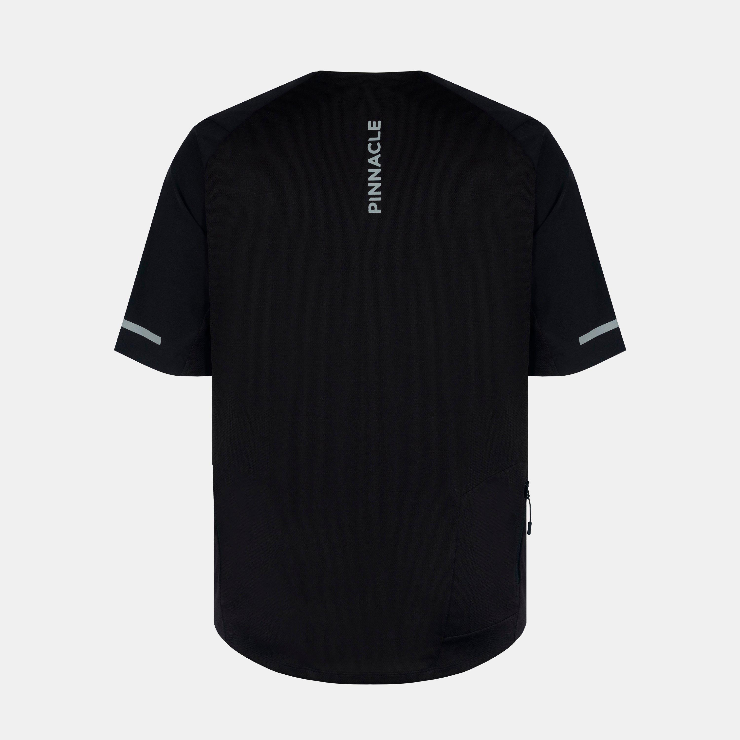 Black/Black - Pinnacle - Short Sleeve MTB Jersey - 3