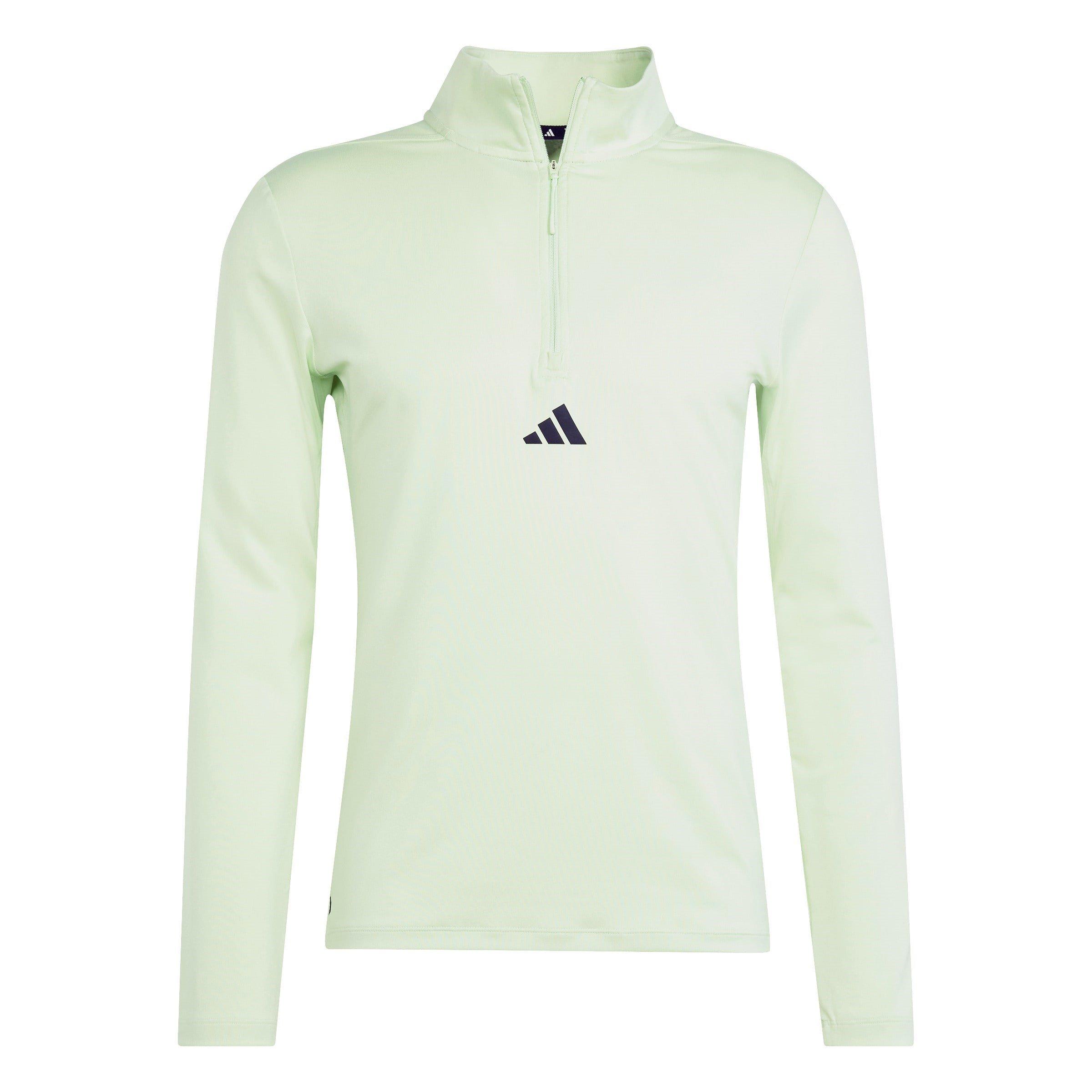 Green/Black - adidas - Quarter-Zip Track Top Mens - 1