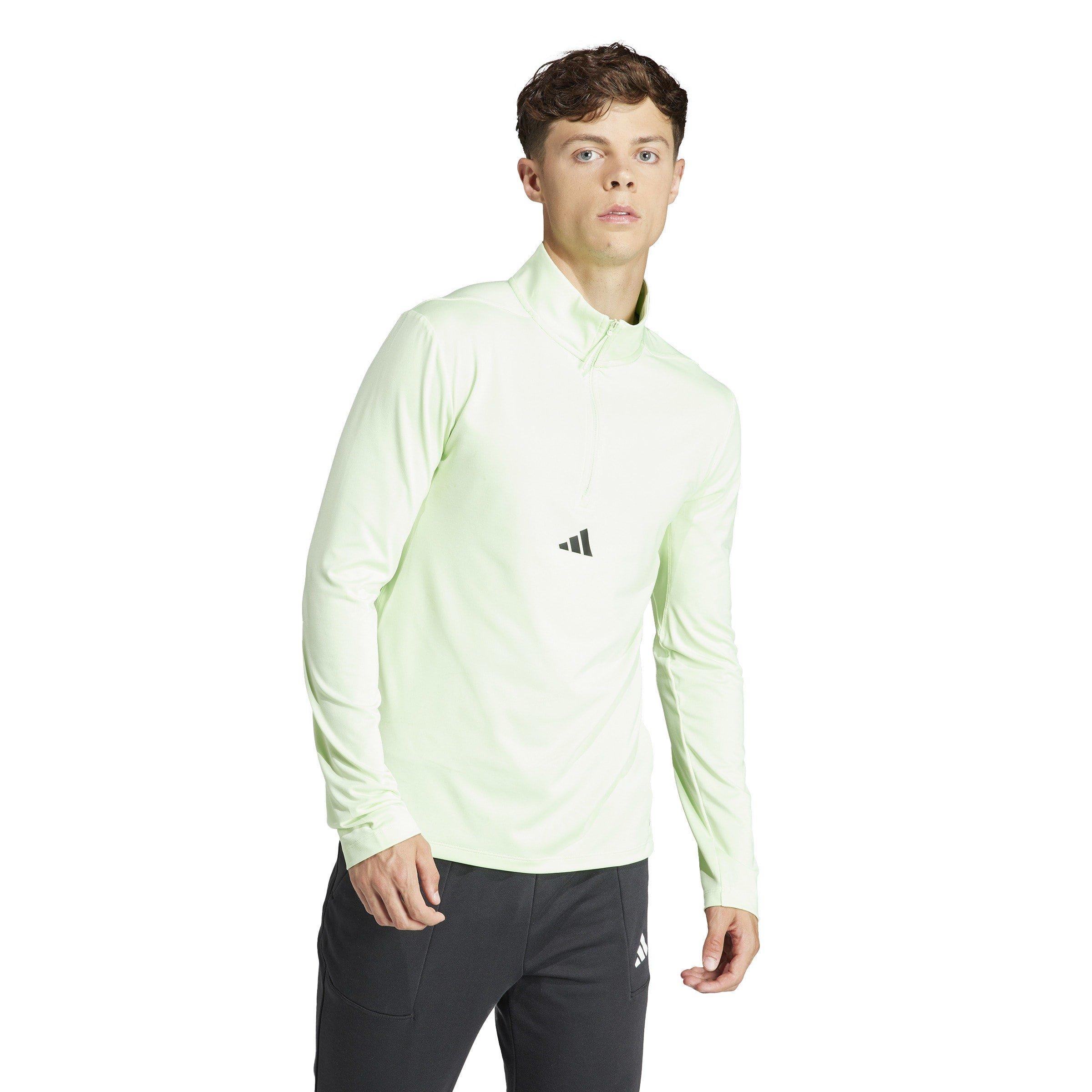 Verde/Negro - adidas - Quarter-Zip Track Top Mens - 2