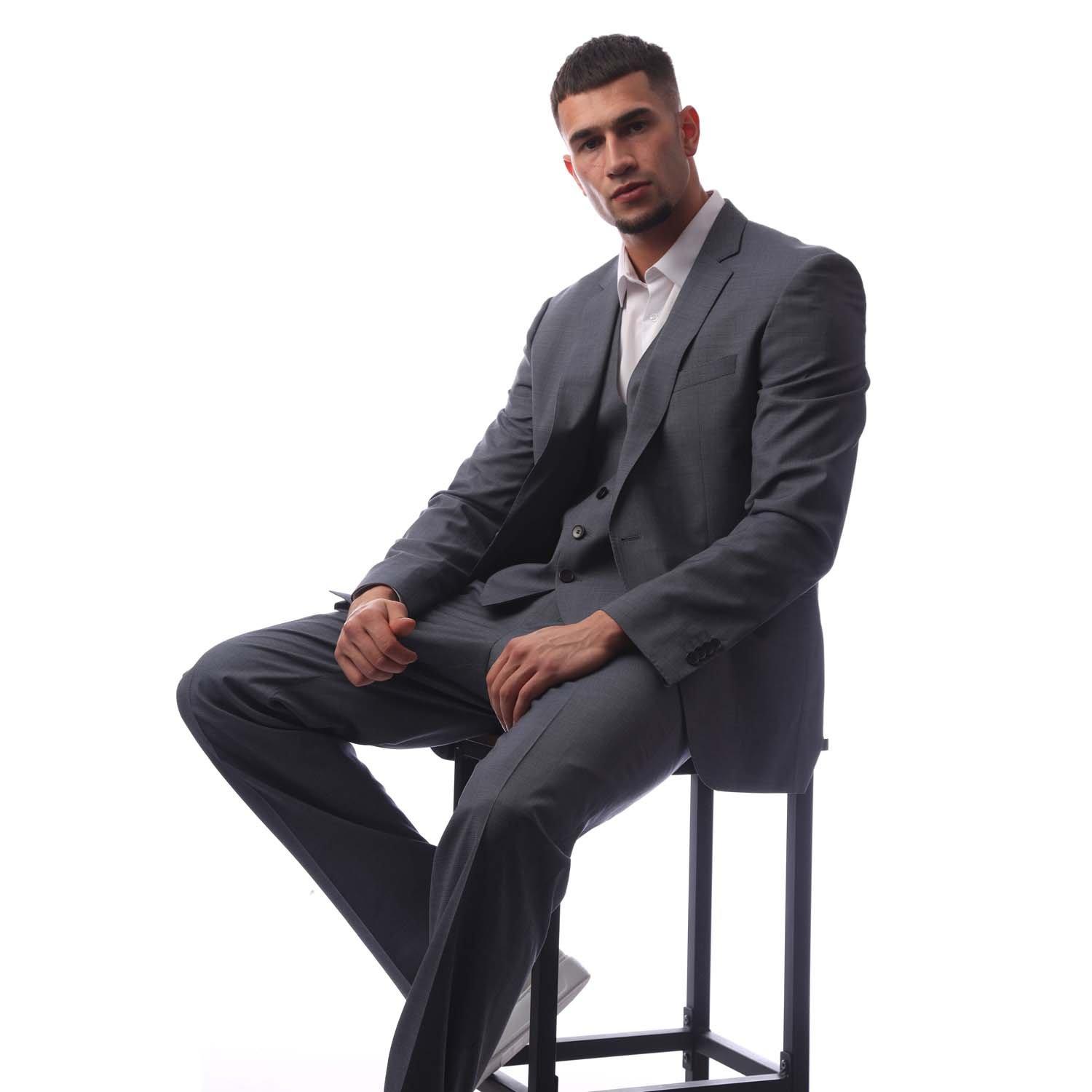 Turq/Aqua - Boss - Men's Hamsen Suit - 4