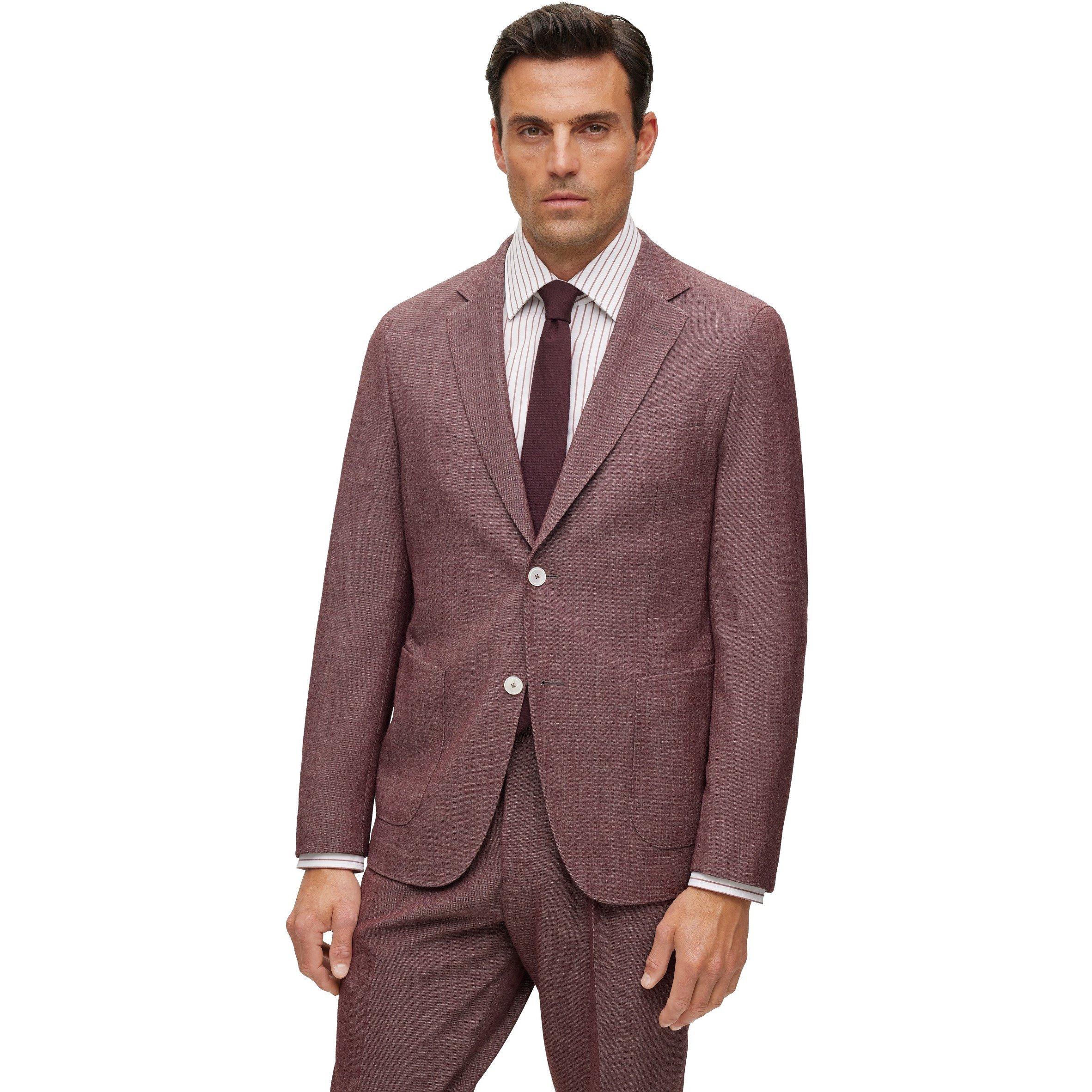 Dark Red - Boss - Men's T Heston Suits - 2