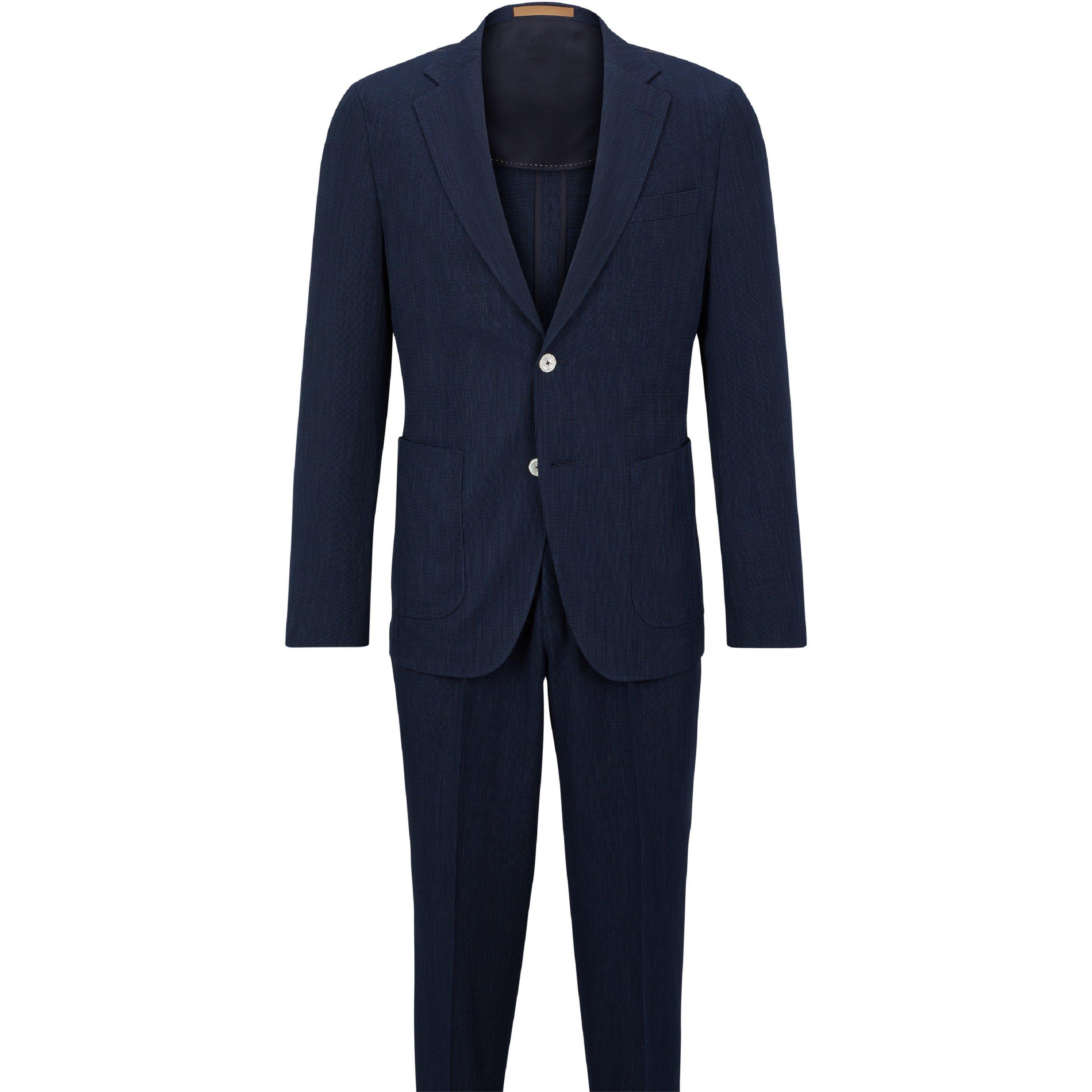 Dark Blue - Boss - Men's T Heston Suits - 2